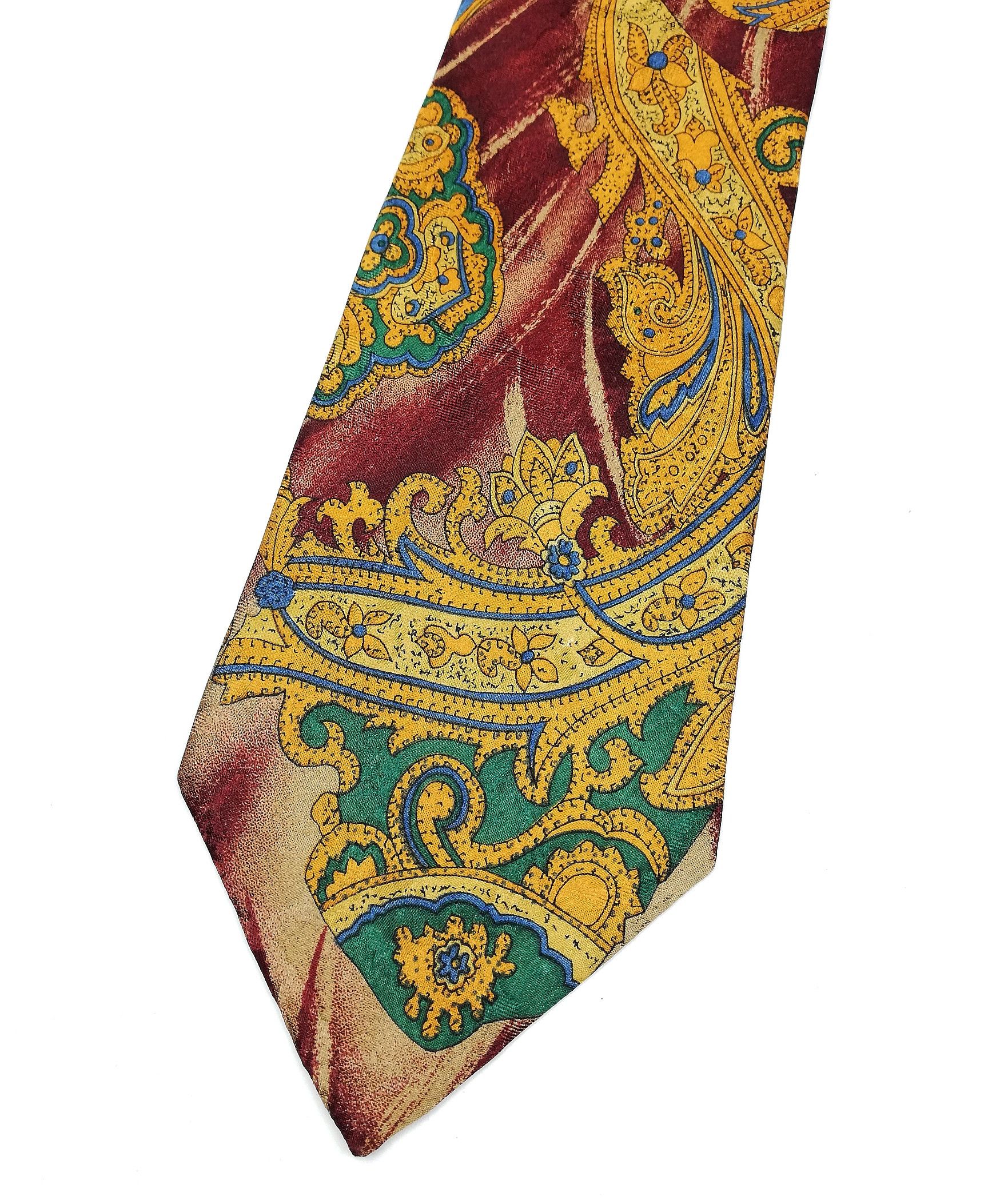 Japanese Brand Vintage Lejour Paisley's Necktie For Mens Fashion Style Size ONE SIZE - 4 Thumbnail