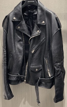 Balenciaga Balenciaga Leather Motocycle Biker Jacket Graffiti | Grailed