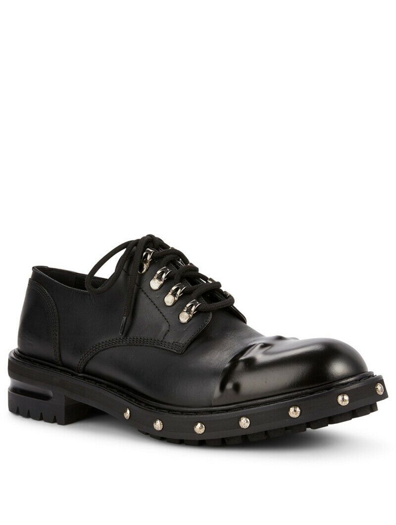 Alexander McQueen Alexander McQueen Hobnail Leather Derby Shoes Men's - 41 Size US 8 / EU 41 - 2 Thumbnail