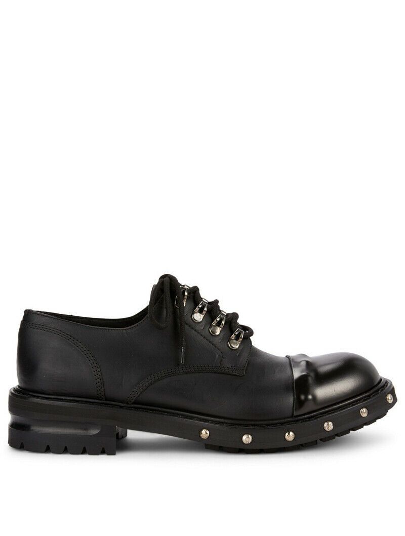Alexander McQueen Alexander McQueen Hobnail Leather Derby Shoes Men's - 41 Size US 8 / EU 41 - 1 Thumbnail