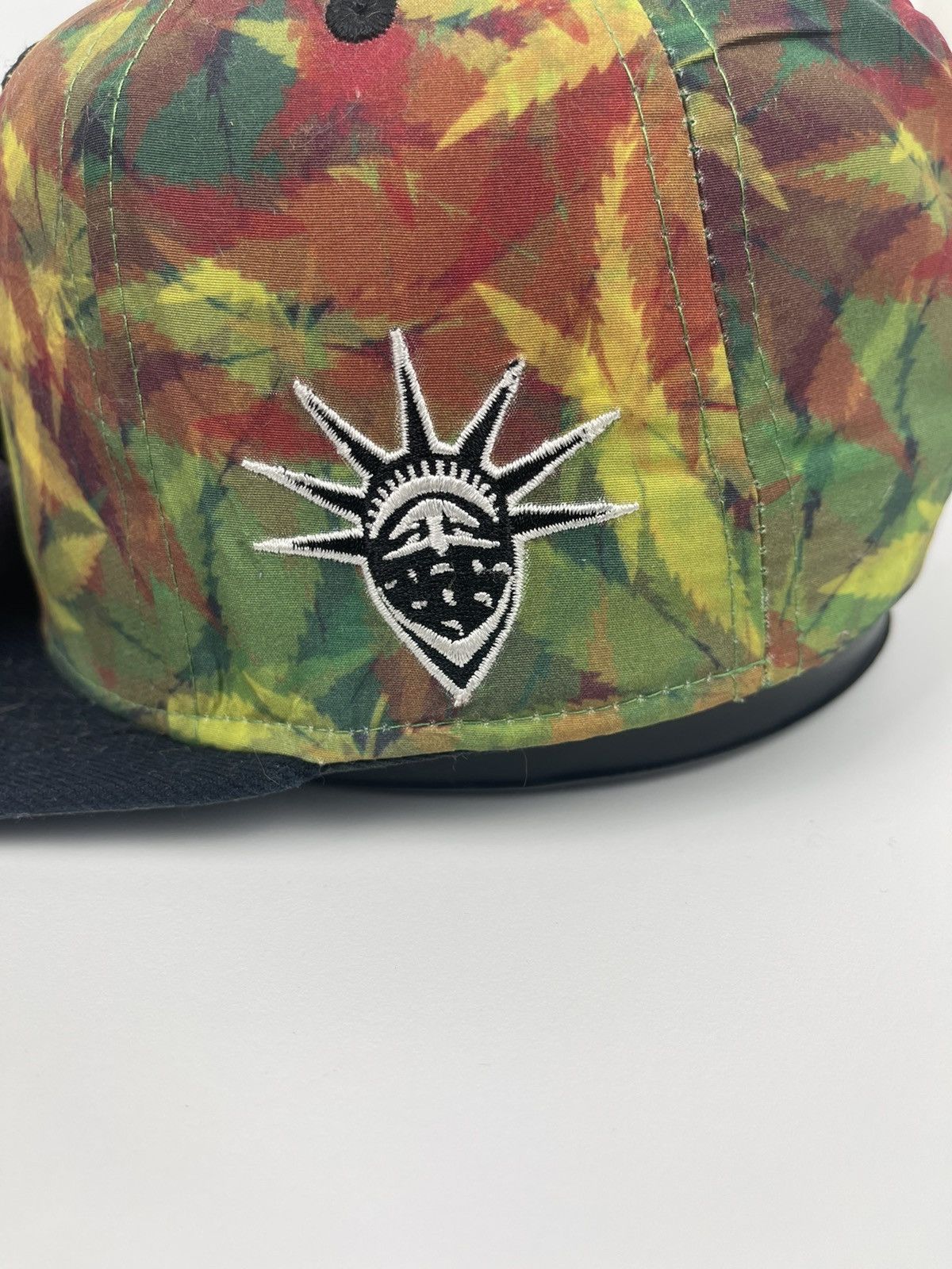 If Six Was Nine marijuana weed leaf repeat ganja rasta snapback hat Size ONE SIZE - 6 Thumbnail