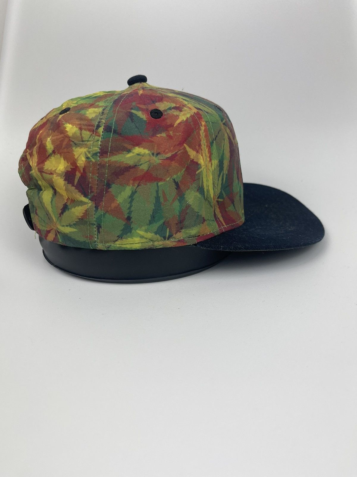 If Six Was Nine marijuana weed leaf repeat ganja rasta snapback hat Size ONE SIZE - 4 Thumbnail
