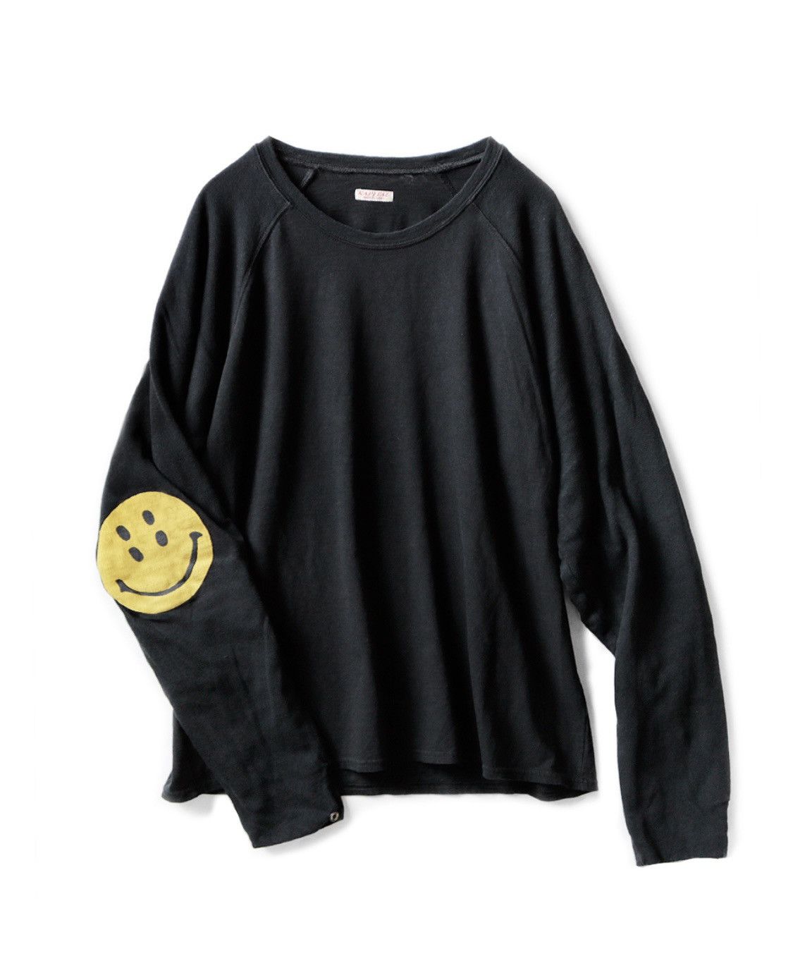 Kapital- long sleeve smiley black