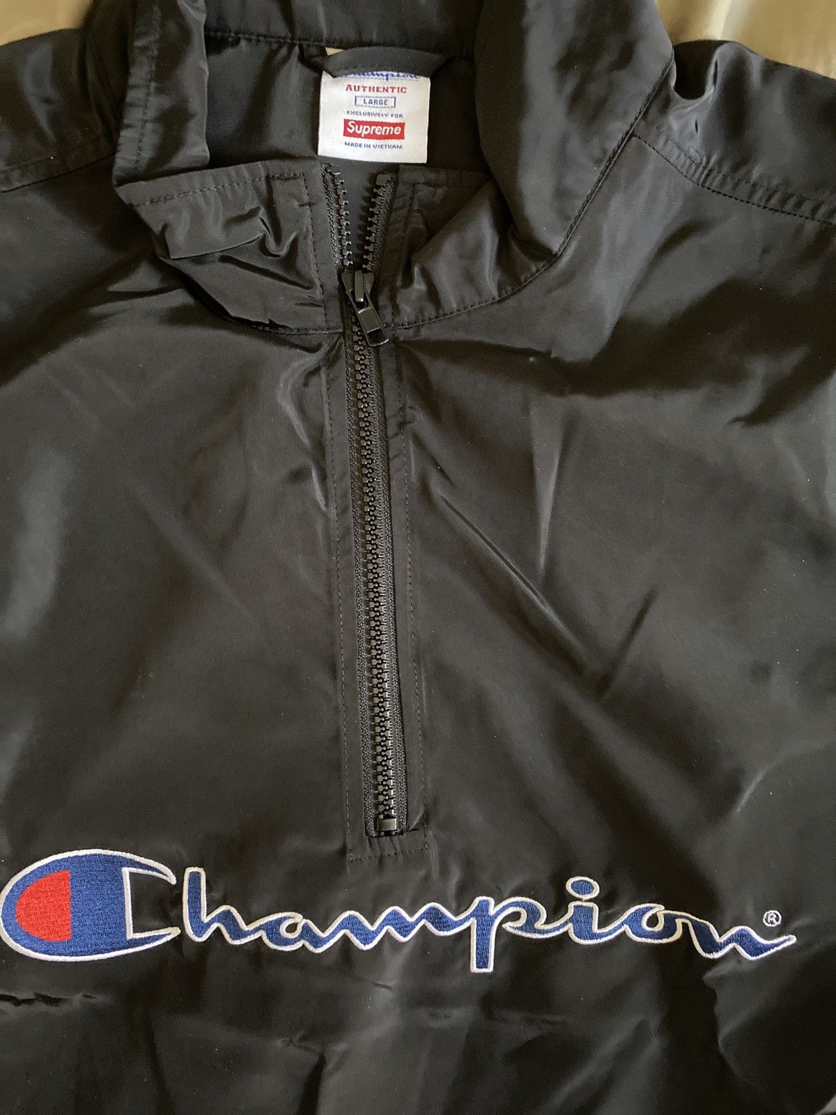 Champion × Supreme Half Zip Pullover Size US L / EU 52-54 / 3 - 9 Thumbnail