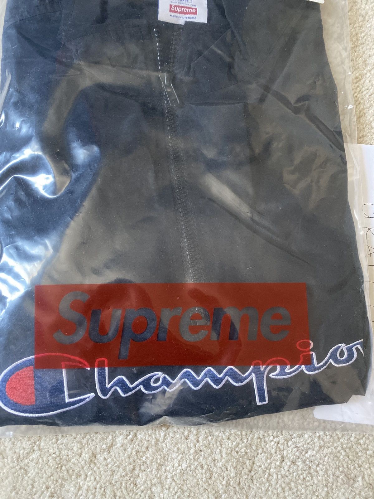 Champion × Supreme Half Zip Pullover Size US L / EU 52-54 / 3 - 4 Thumbnail