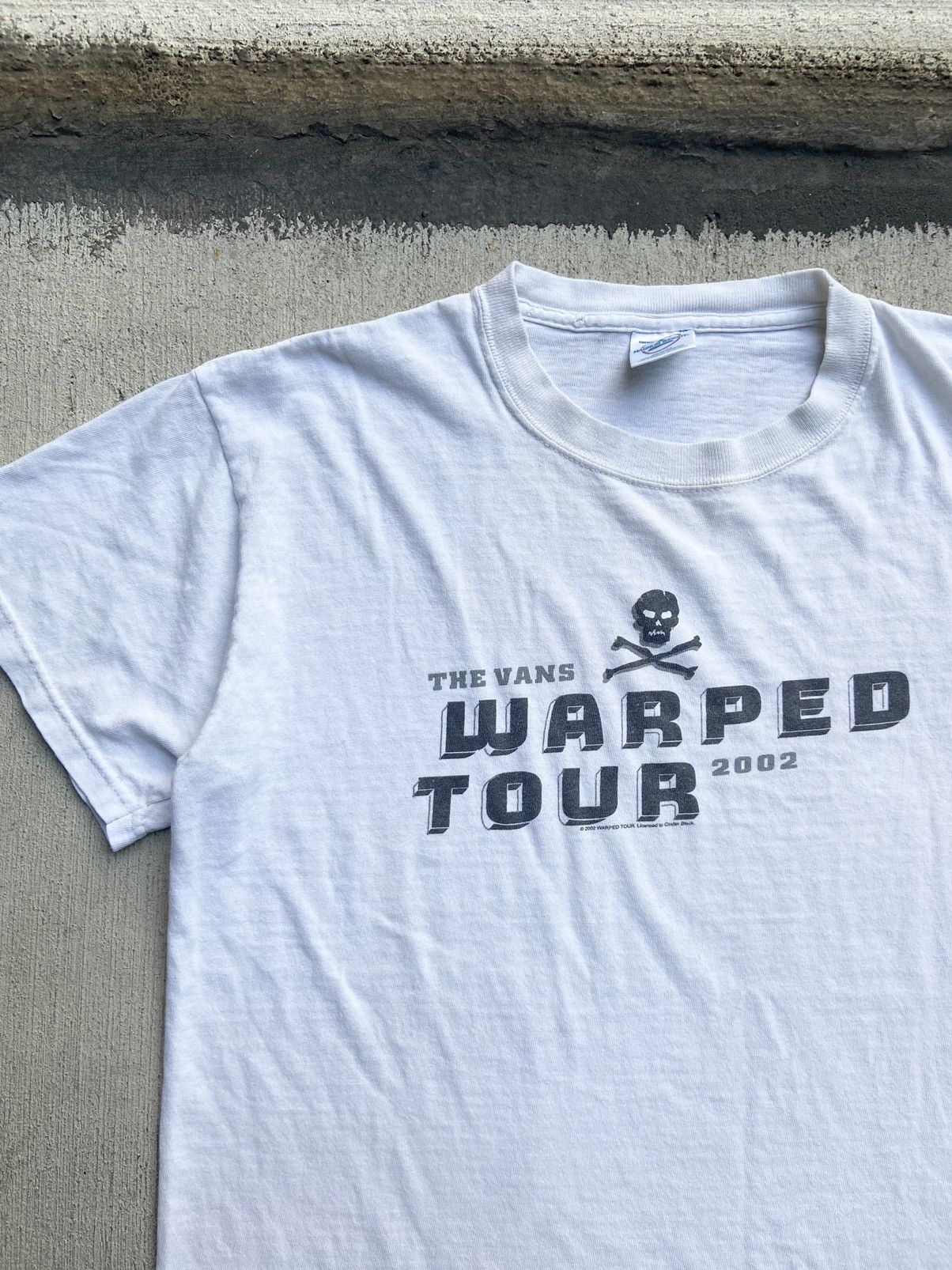 warped tour 2002 VANS　Tシャツ　M　白　　　オフィシャル Vans × Vintage RARE 2002 Vans Warped Tour White T-Shirt