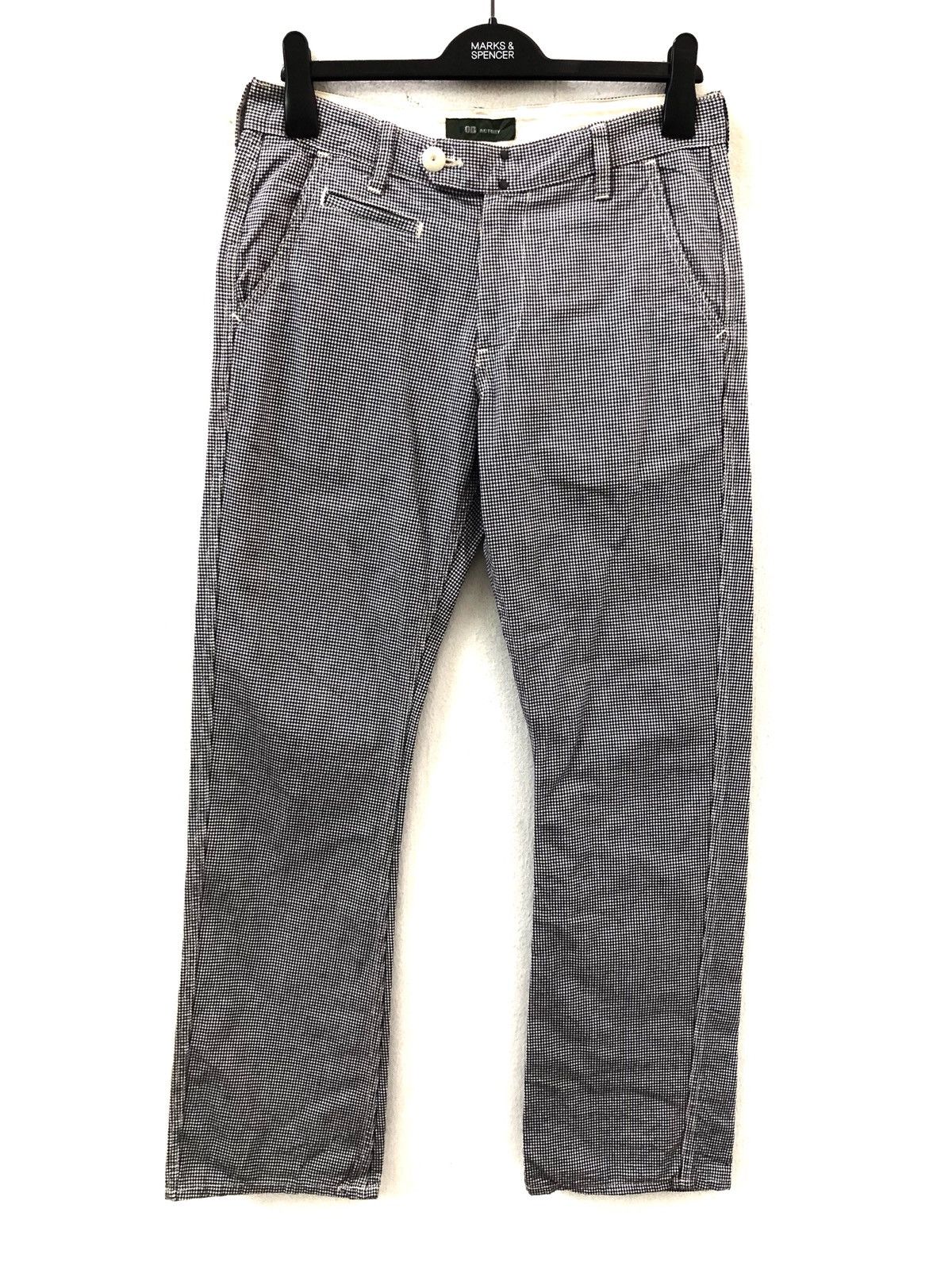FOB Factory Fob Factory Made in Japan Houndstooth printed Pant Size US 31 - 1 Thumbnail