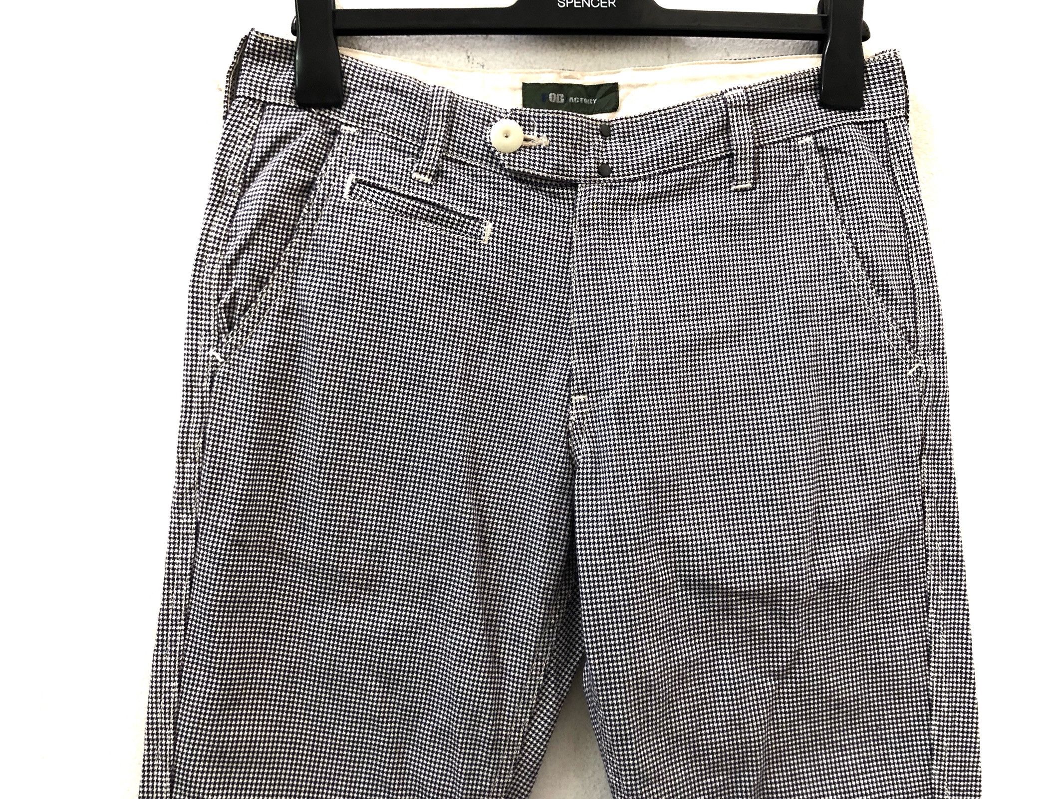 FOB Factory Fob Factory Made in Japan Houndstooth printed Pant Size US 31 - 2 Thumbnail