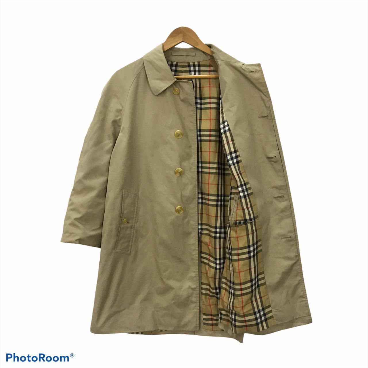 Vintage Burberry London Nova Check Trench Coat Jacket