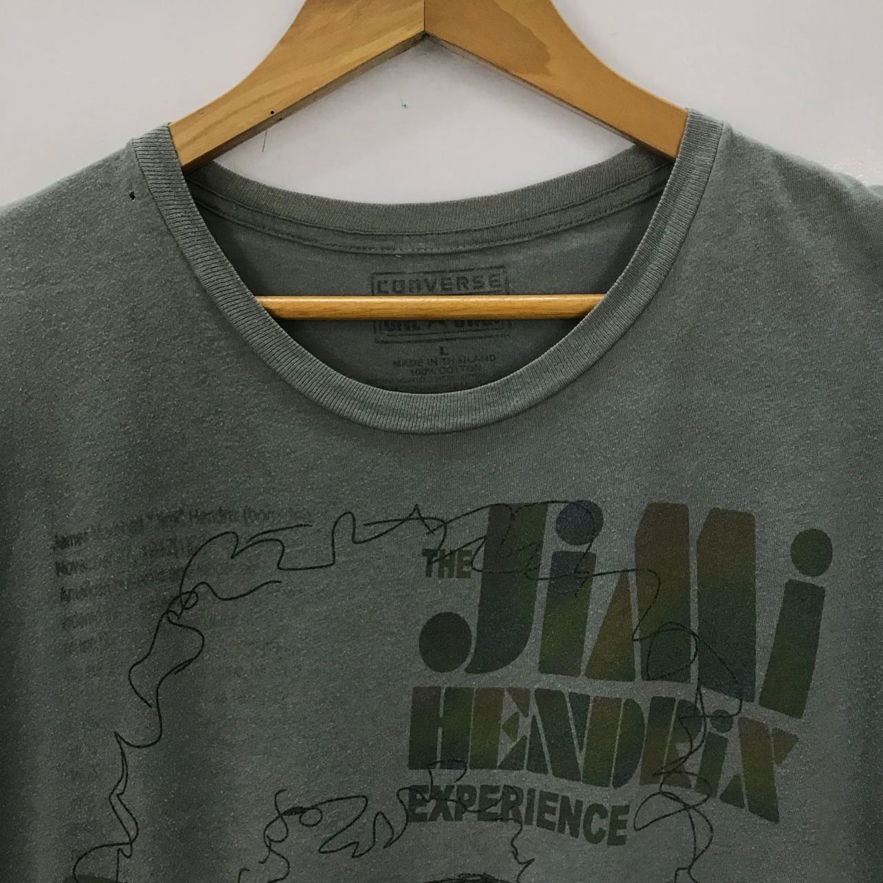 Converse 🔥Offer me💥Jimi Hendrix x Converse One Star Tee Large Size Size US L / EU 52-54 / 3 - 2 Thumbnail