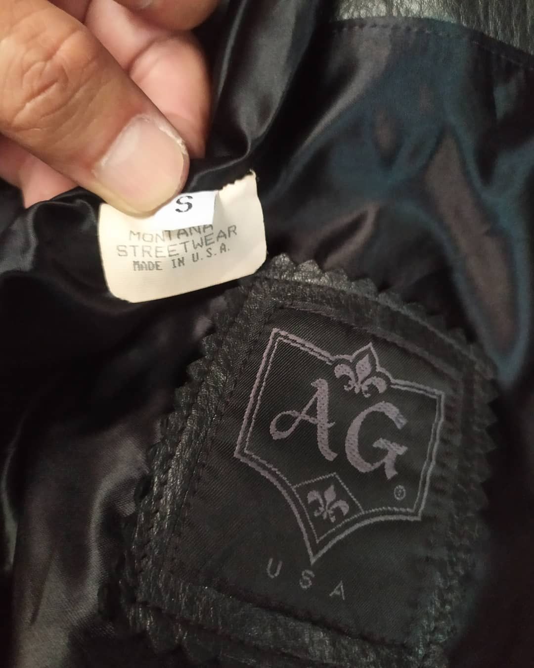 A&G Rock AMAL GUESSOUS LEATHER EMBROIDERY STERLING SILVER JACKET Size US M / EU 48-50 / 2 - 2 Thumbnail