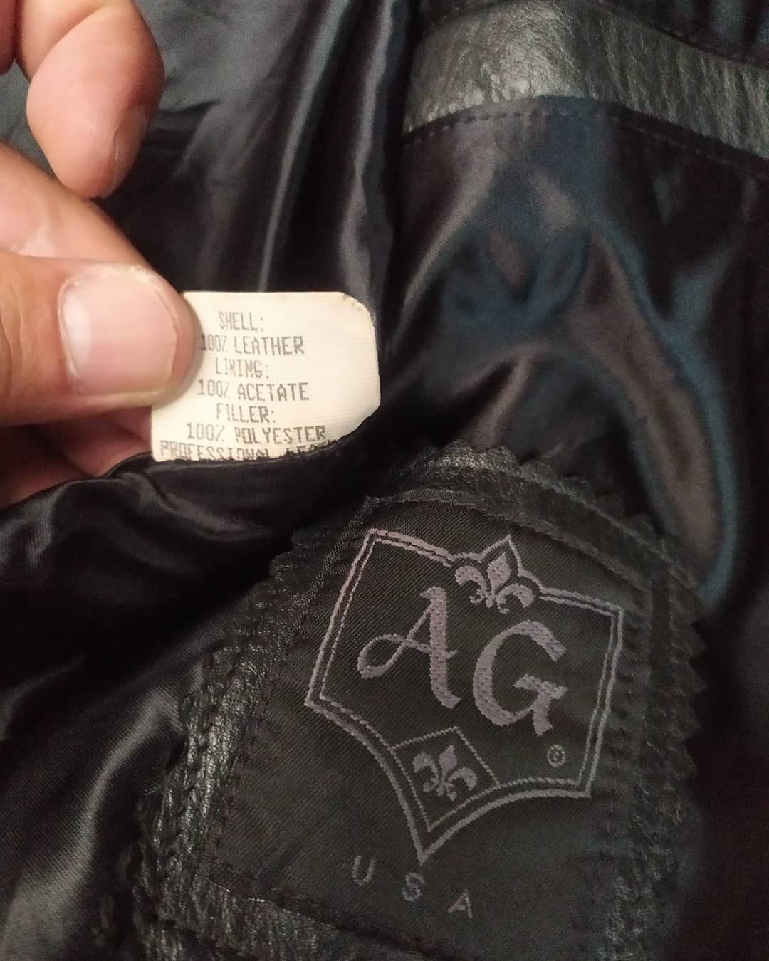 A&G Rock AMAL GUESSOUS LEATHER EMBROIDERY STERLING SILVER JACKET Size US M / EU 48-50 / 2 - 4 Thumbnail