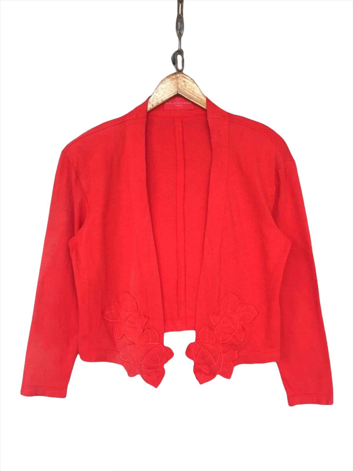Balenciaga 💥Vintage Balenciaga Paris Cropped Jacket Size US M / EU 48-50 / 2 - 1 Thumbnail