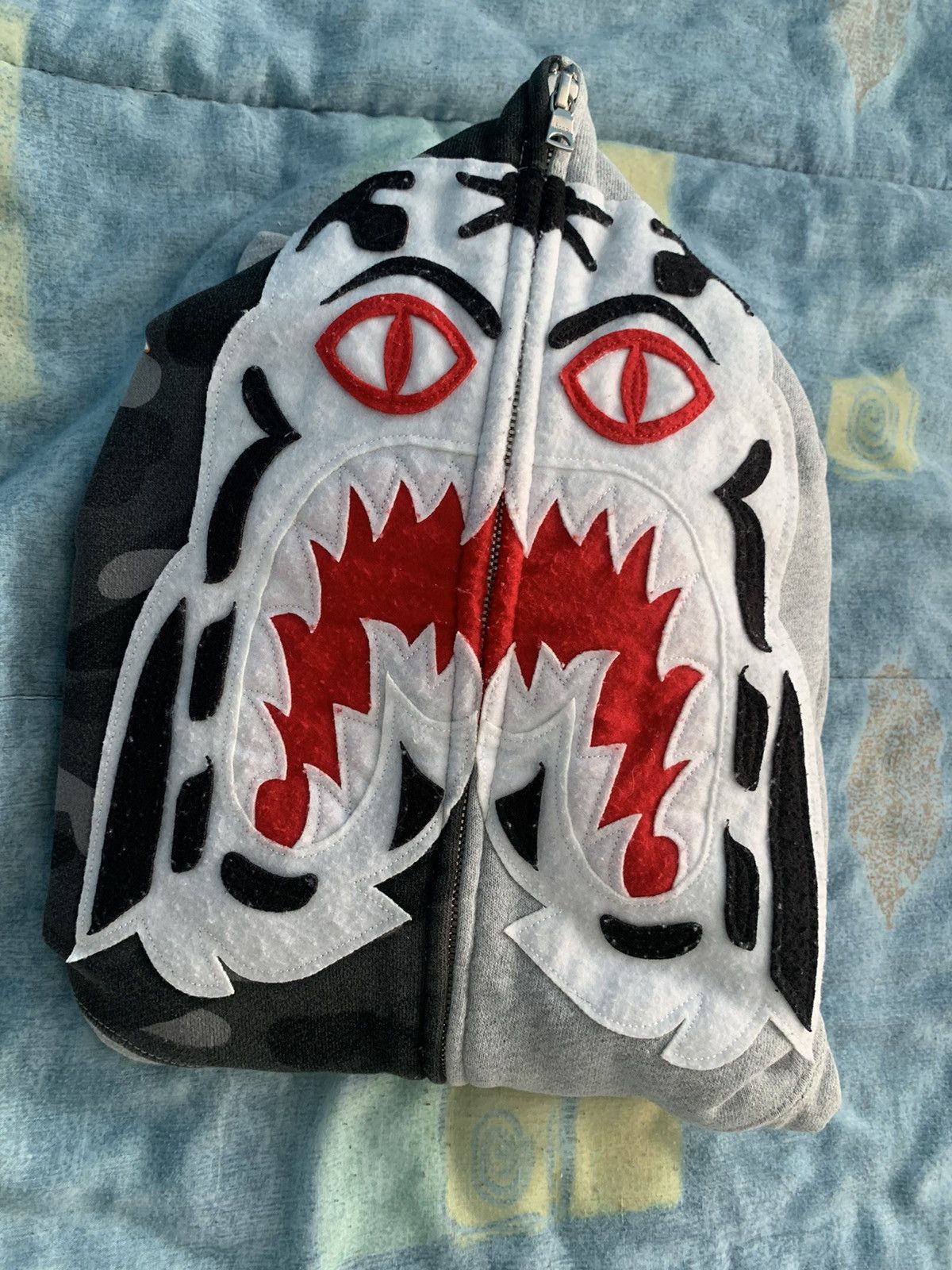 Bape Tiger Full Zip Hoodie Size US M / EU 48-50 / 2 - 1 Thumbnail