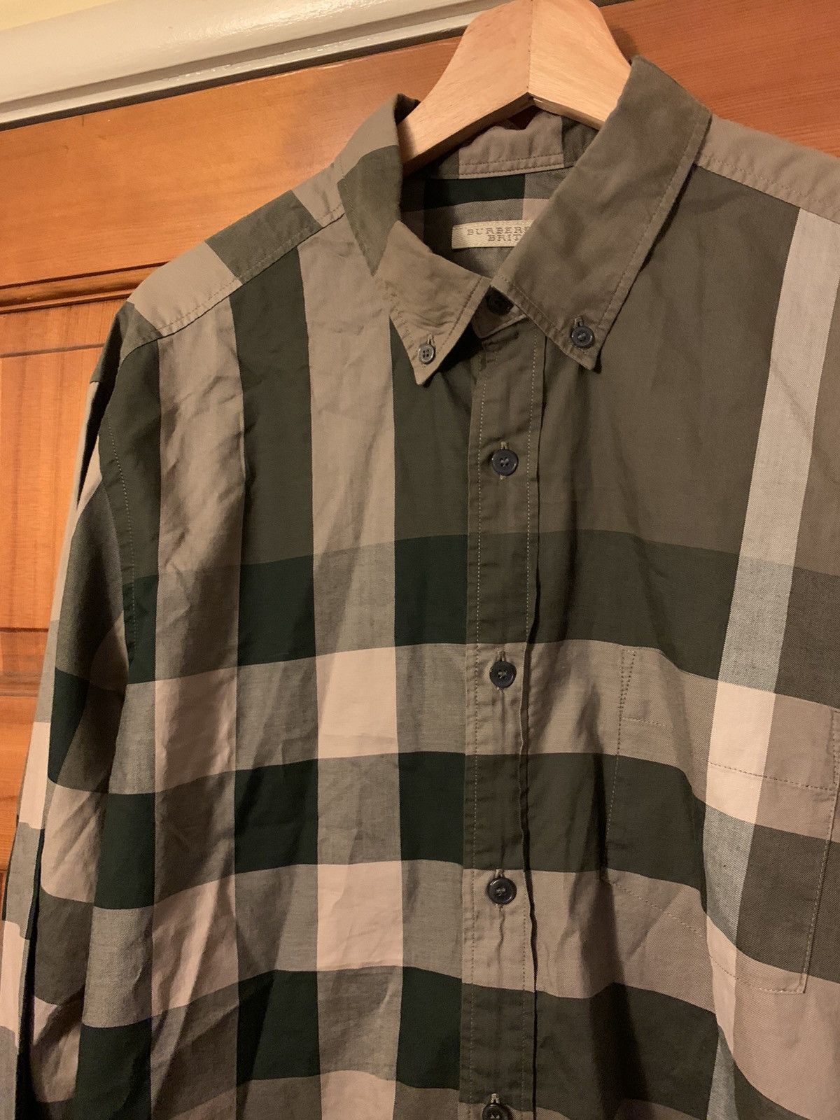 Burberry × Designer *RARE* Burberry Plaid Button-Up Shirt - Size XL Size US XL / EU 56 / 4 - 2 Thumbnail