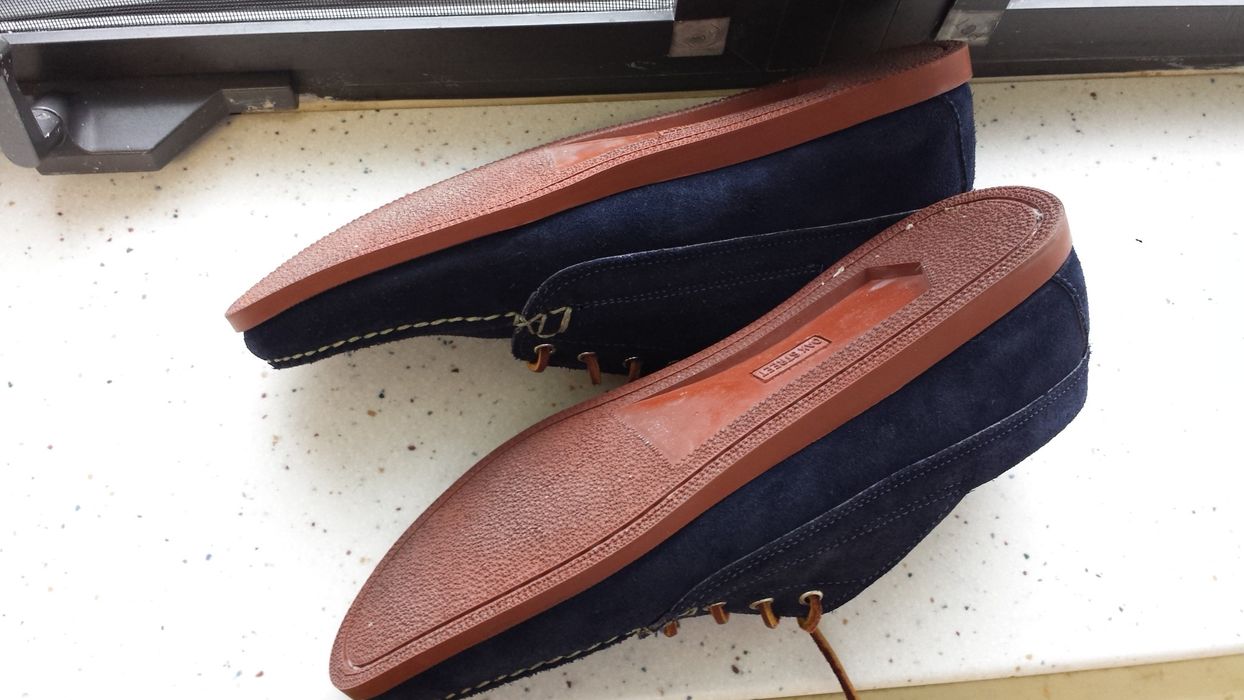 Oak Street Bootmakers Navy Suede Trail Oxford Size US 13 / EU 46 - 2 Preview
