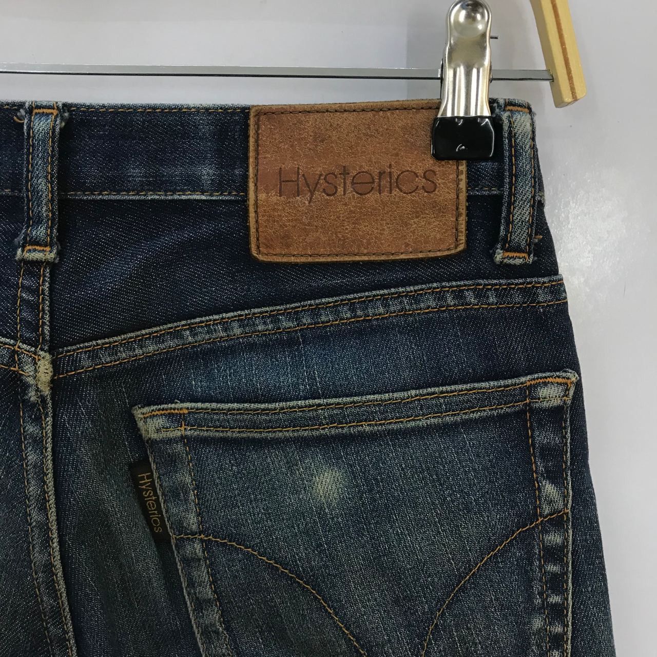 Hysteric Glamour 🔥 Vintage Hysteric Glamour Skeleton Art Bootcut Denim Size US 29 - 8 Thumbnail