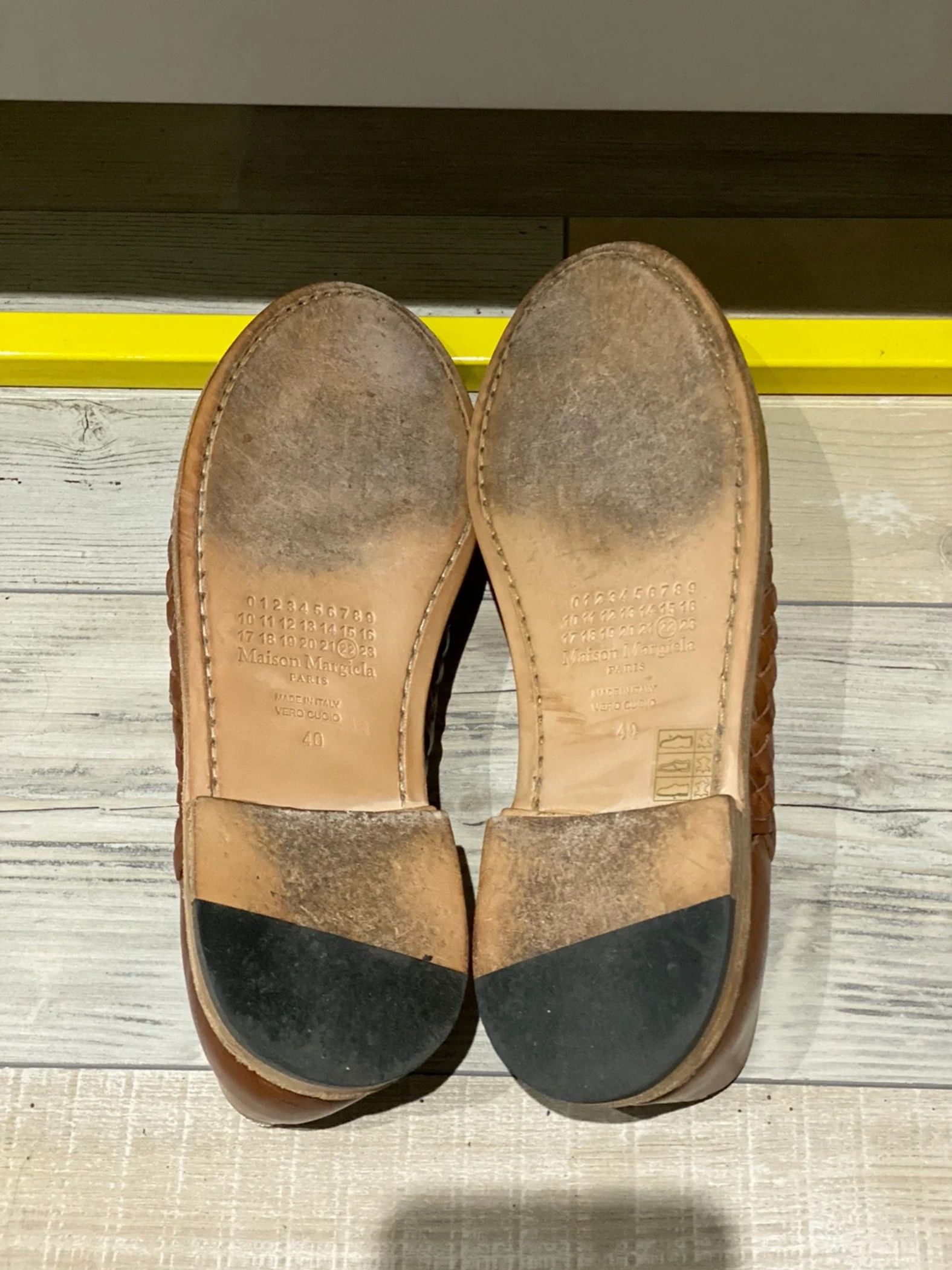 Maison Margiela Leather slip ons Size US 7 / EU 40 - 4 Thumbnail