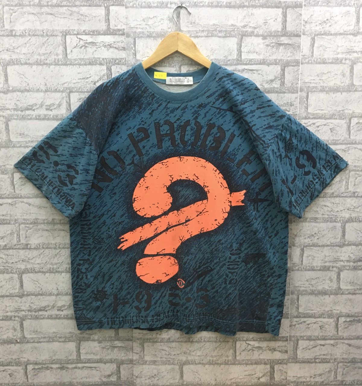 Vintage Vintage No Problem Alloverprint Nice Design T-shirt Size US XL / EU 56 / 4 - 1 Thumbnail