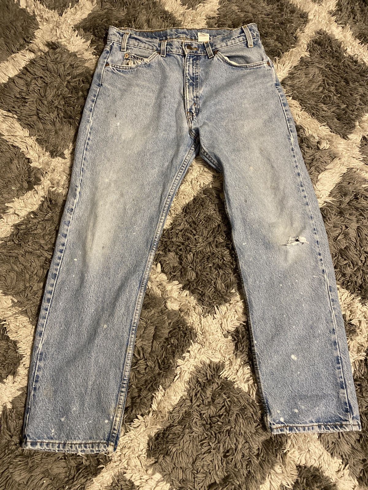 Levi's × Levi's Vintage Clothing × Vintage Vintage Orange Tag Levi 505 single R Jeans Size US 32 / EU 48 - 1 Thumbnail