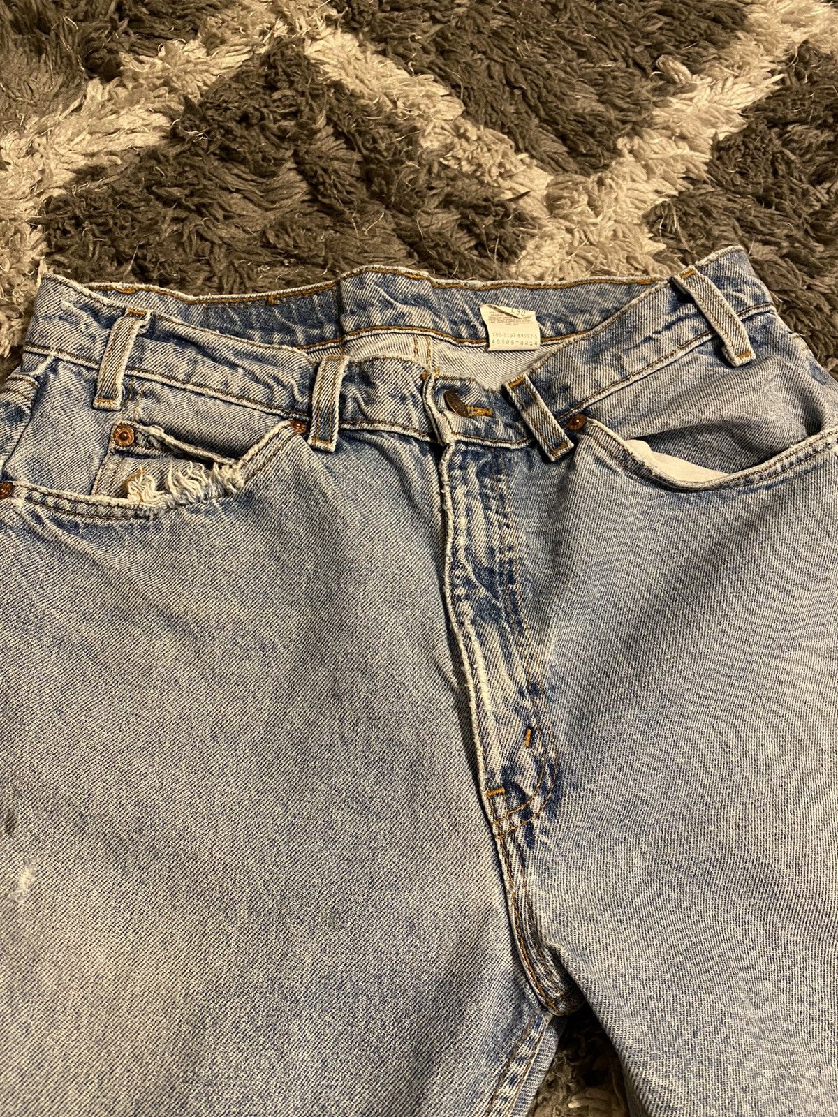Levi's × Levi's Vintage Clothing × Vintage Vintage Orange Tag Levi 505 single R Jeans Size US 32 / EU 48 - 4 Thumbnail