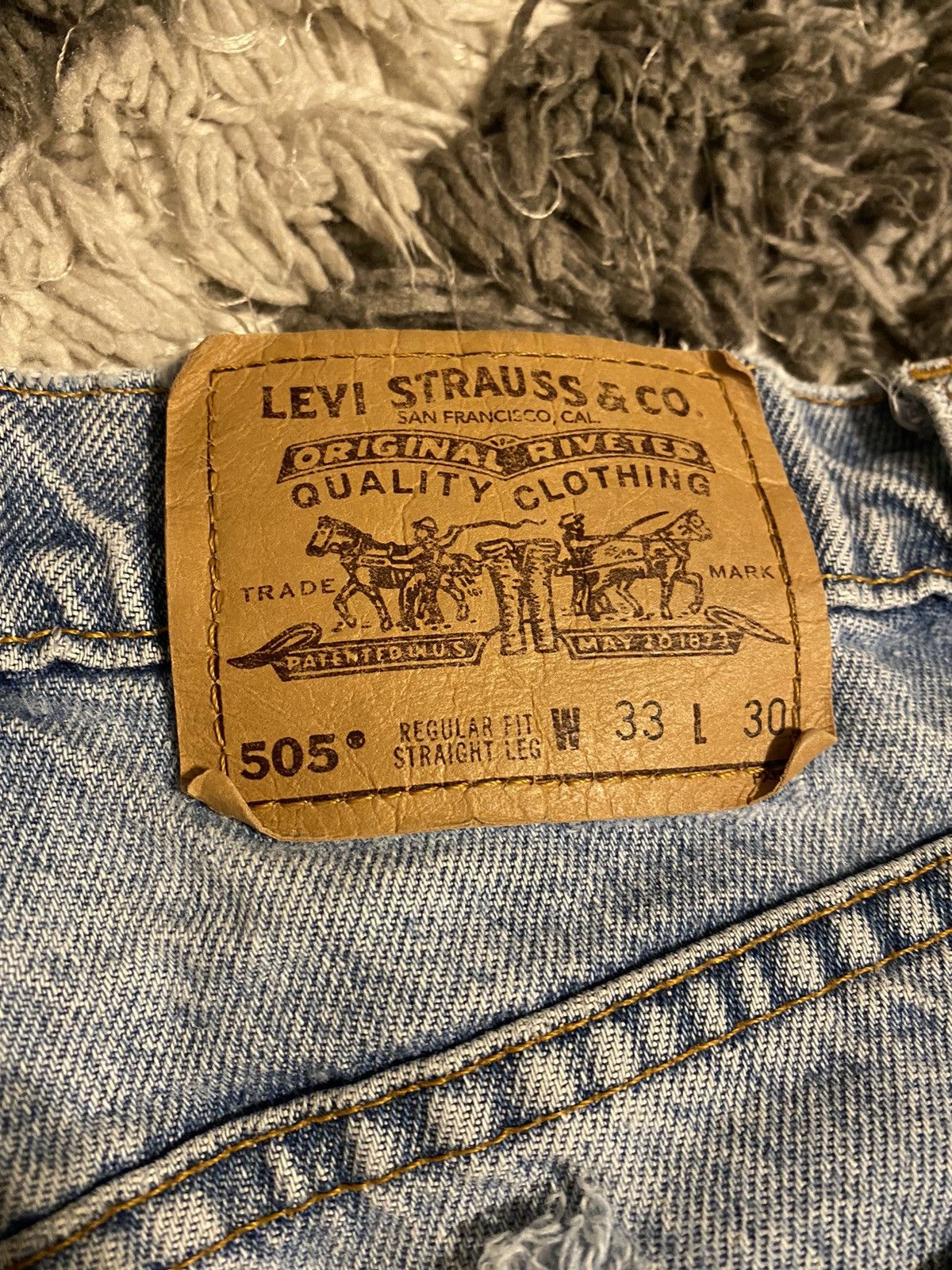 Levi's × Levi's Vintage Clothing × Vintage Vintage Orange Tag Levi 505 single R Jeans Size US 32 / EU 48 - 9 Thumbnail