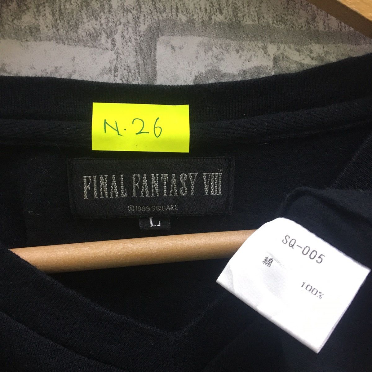 Anime Vintage 90s Final Fantasy Viii Legend Of Mana Vneck Pocket Size US M / EU 48-50 / 2 - 3 Thumbnail