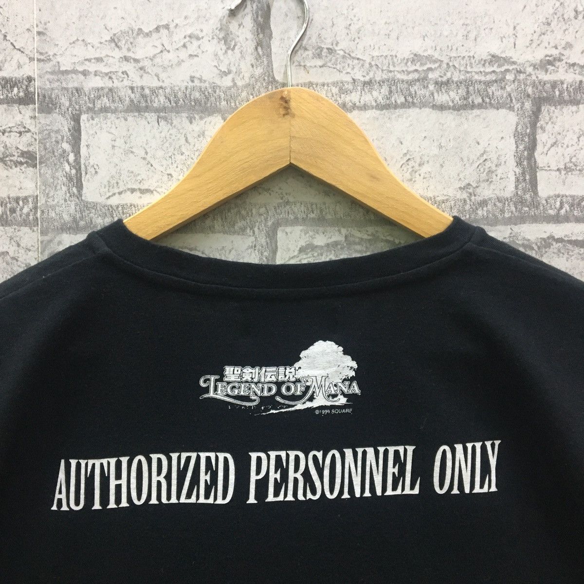 Anime Vintage 90s Final Fantasy Viii Legend Of Mana Vneck Pocket Size US M / EU 48-50 / 2 - 5 Thumbnail
