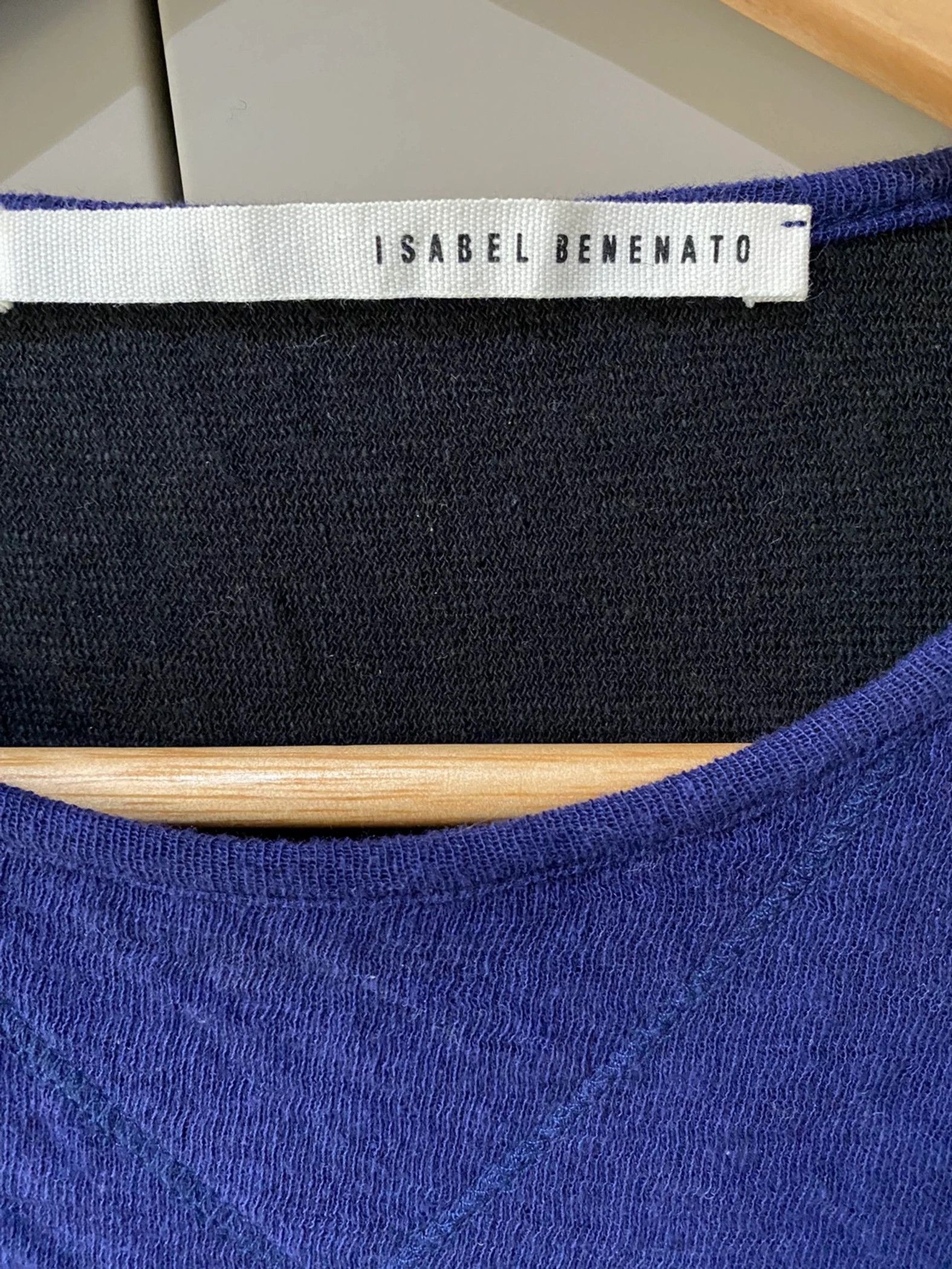 Isabel Benenato Cotton/Lino T-shirt Size US S / EU 44-46 / 1 - 4 Thumbnail