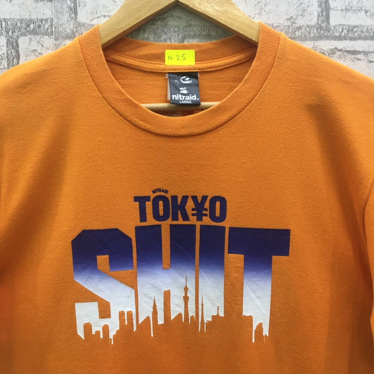 Nitraid Nitraid Tokyo Shit Japan Brand T-shirt Size US L / EU 52-54 / 3 - 4 Thumbnail