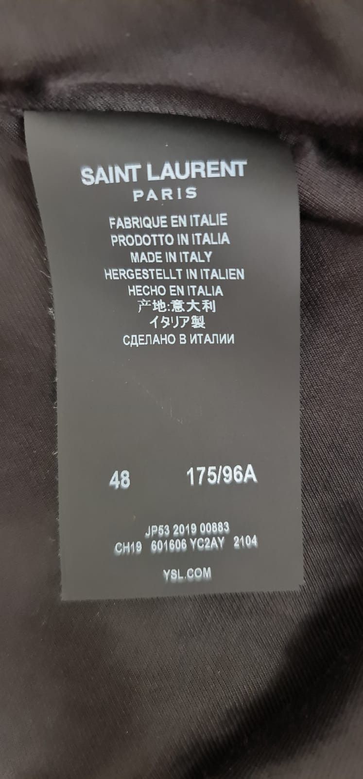 Saint Laurent Paris Saint Laurent Leather Jacket Size US M / EU 48-50 / 2 - 5 Thumbnail