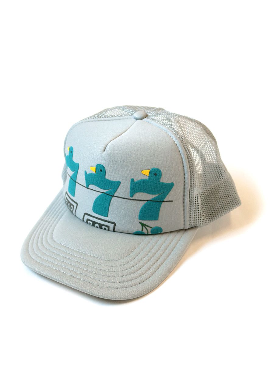 image of Kapital Lucky Bird Truck Cap in Grey, Men's