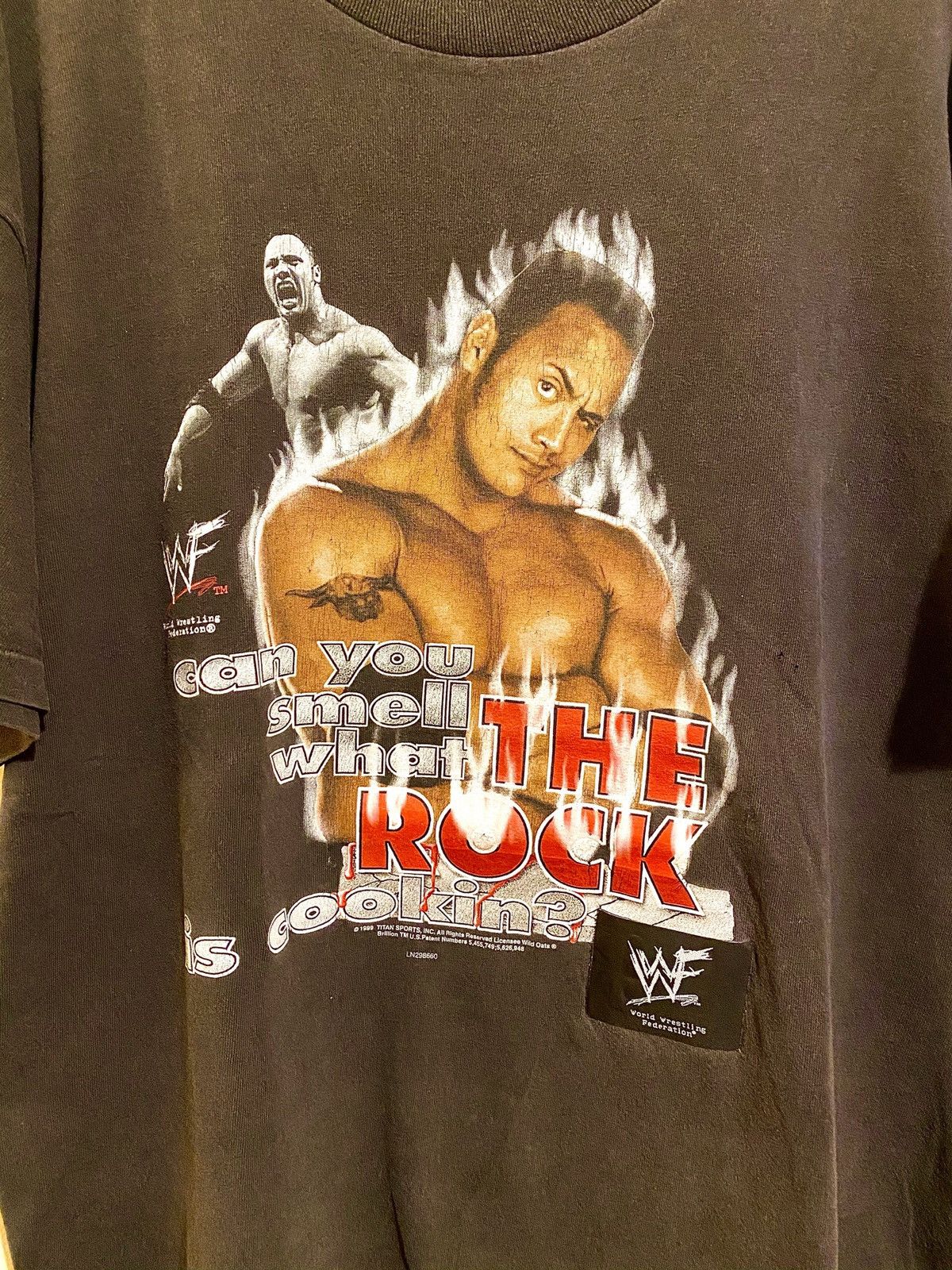 Vintage 1999 The Rock WWF - Can You Smell What Cookin | Grailed