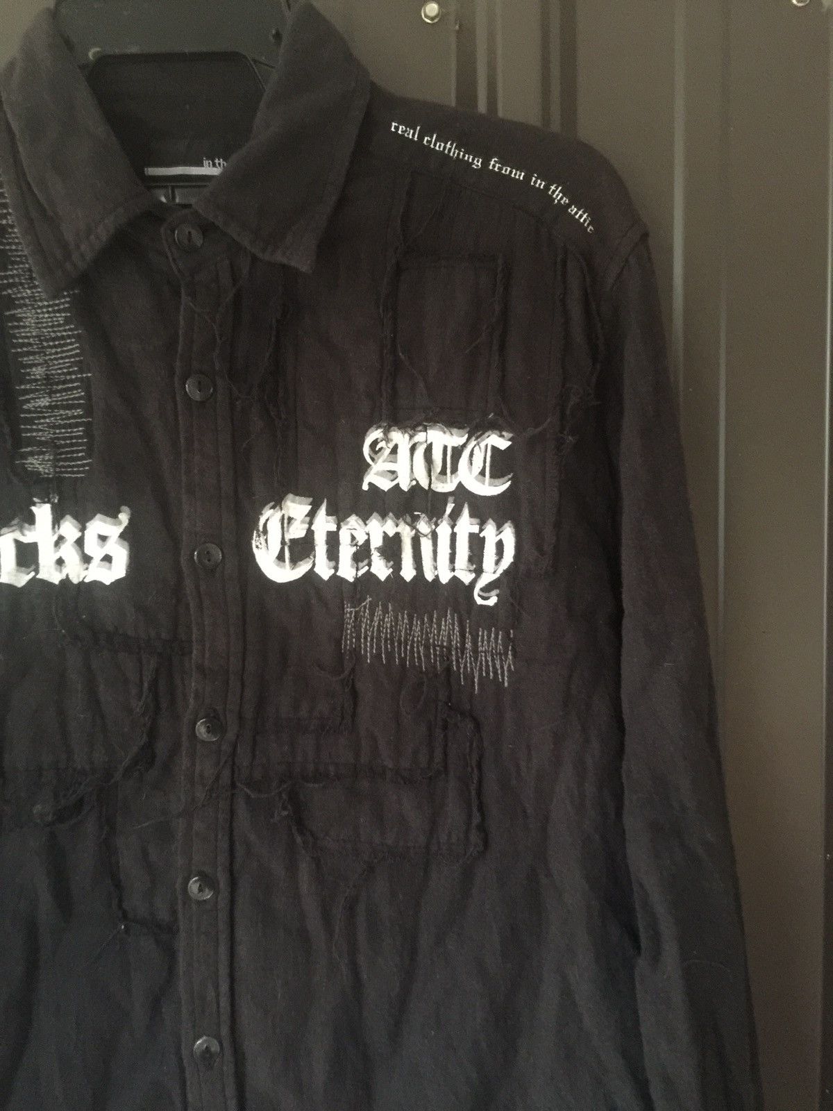 Japanese Brand × Le Grande Bleu (L.G.B.) In The Attic Scab Patchwork Design Shirt Size US S / EU 44-46 / 1 - 2 Thumbnail