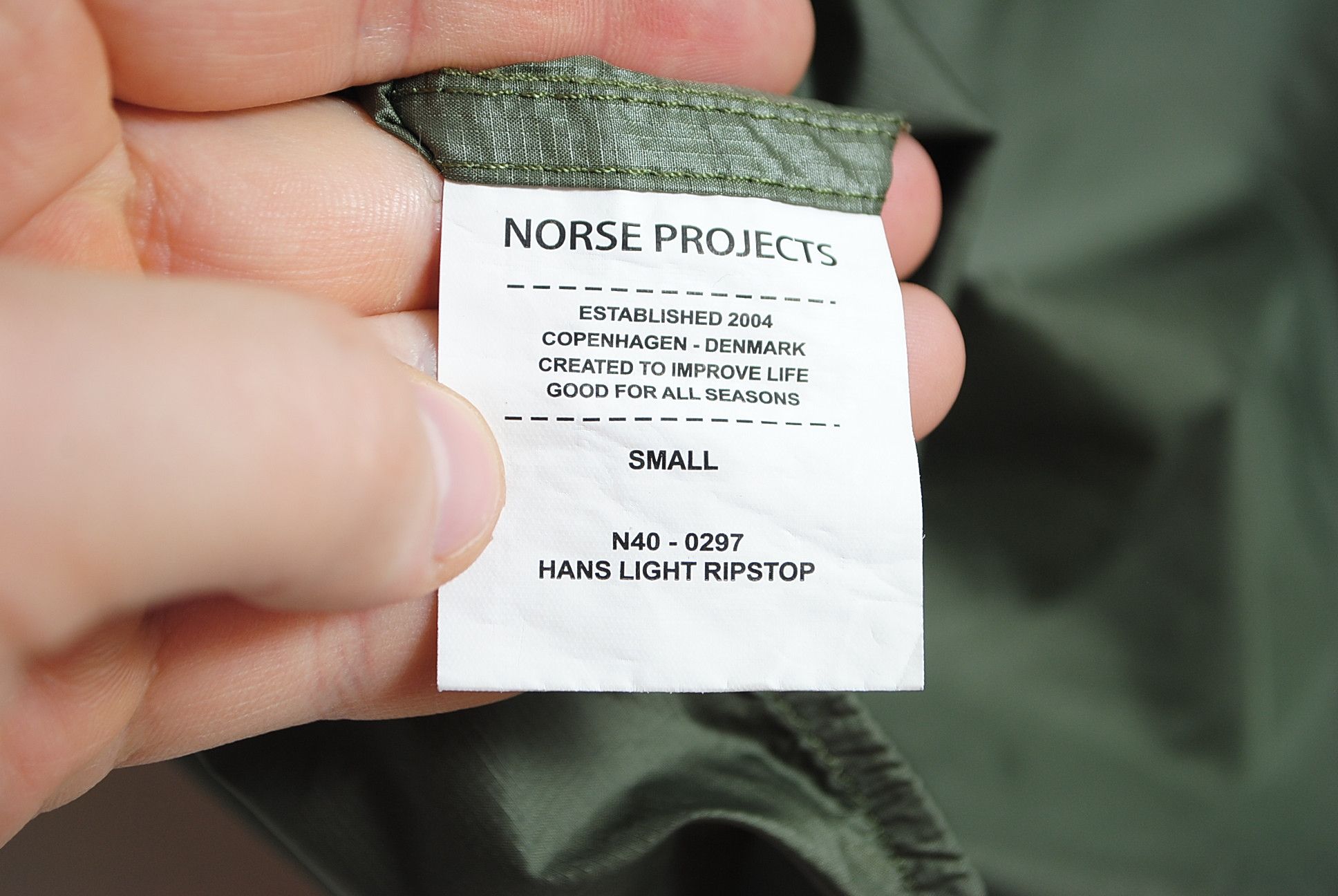 Norse Projects Hans Light Ripstop Nylon Shirt Size S Size US S / EU 44-46 / 1 - 6 Thumbnail
