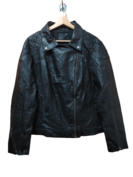 Asos Design Biker Jacket Faux Leather