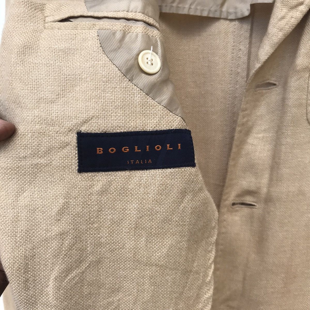 Boglioli × Designer Boglioli Italia Casmere Suit Blazer Jacket Size 40S - 2 Thumbnail