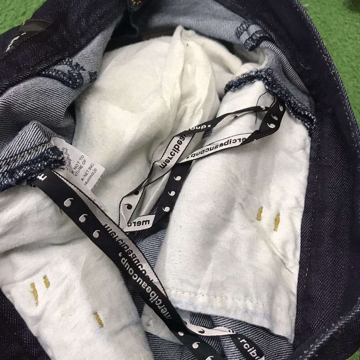 mercibeaucoup Mercibeaucoup Denim Baggy Inverted Pocket Japan Style Size US 33 - 18 Thumbnail
