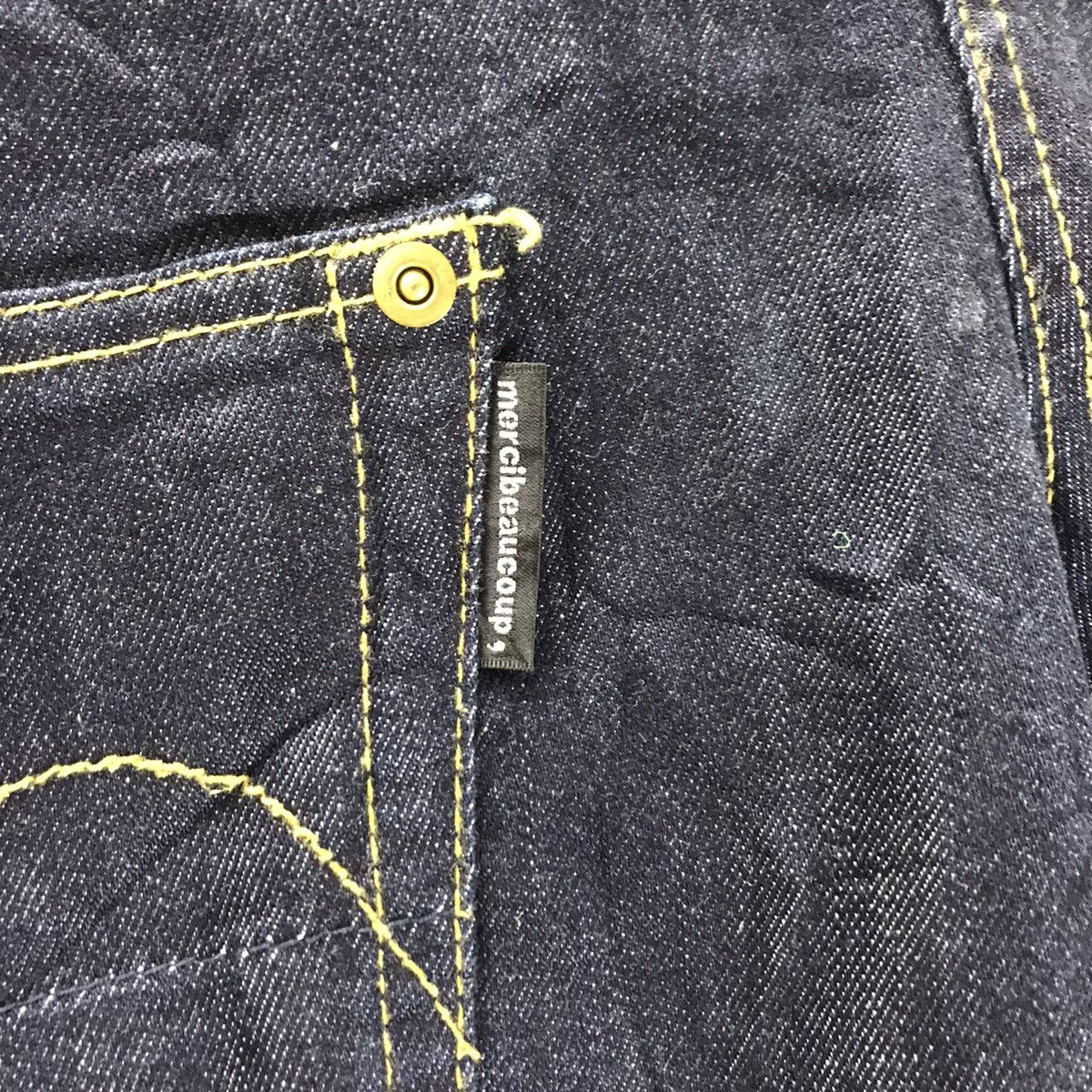 mercibeaucoup Mercibeaucoup Denim Baggy Inverted Pocket Japan Style Size US 33 - 7 Thumbnail