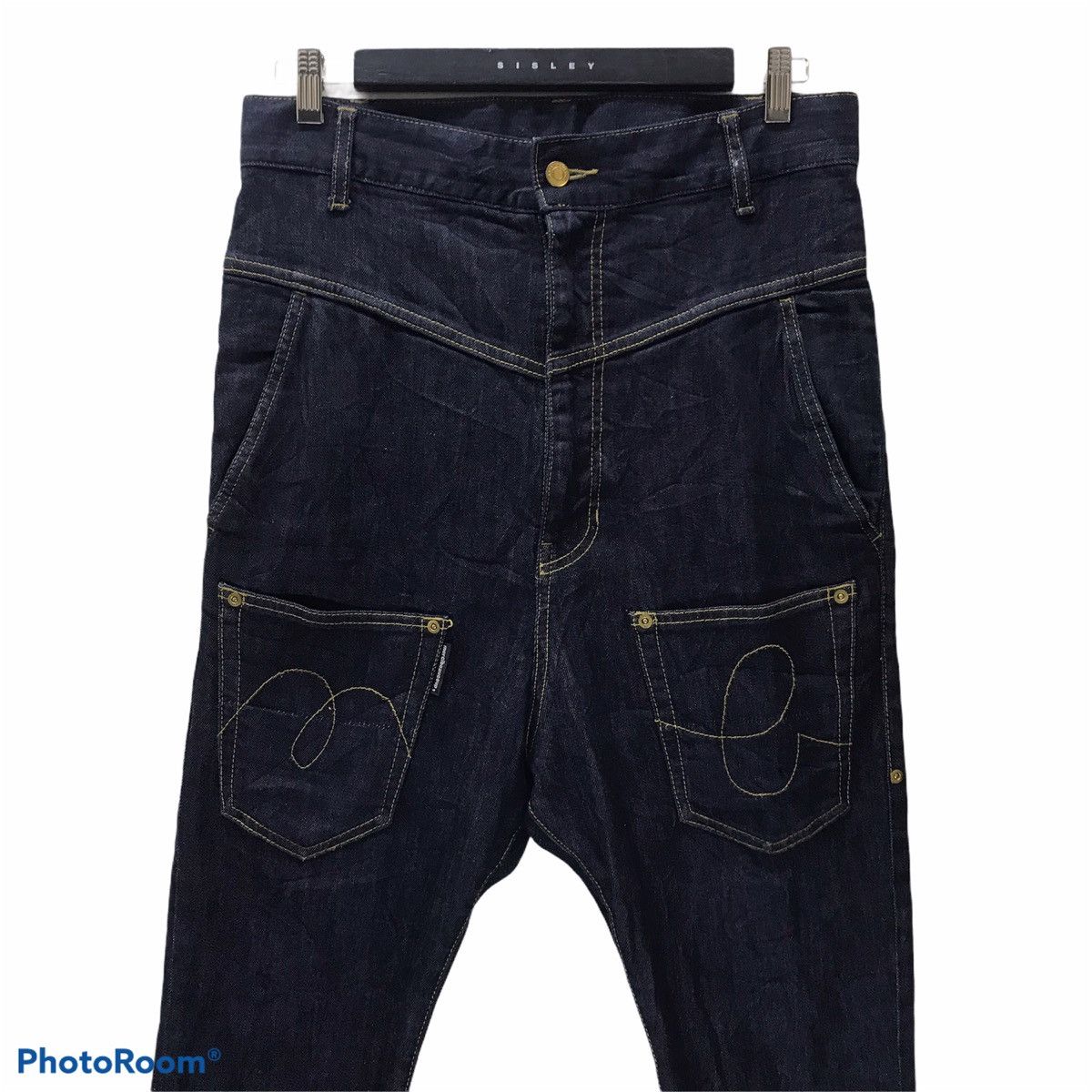 mercibeaucoup Mercibeaucoup Denim Baggy Inverted Pocket Japan Style Size US 33 - 4 Thumbnail