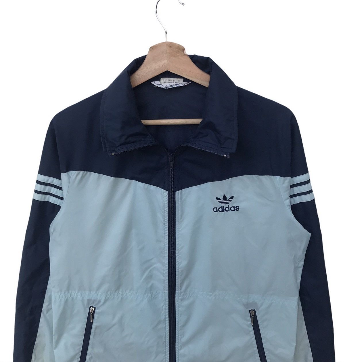 Adidas × Vintage Vintage Adidas x Descente Zip-Up Jacket - Rare Trefoil Logo Size US M / EU 48-50 / 2 - 3 Thumbnail