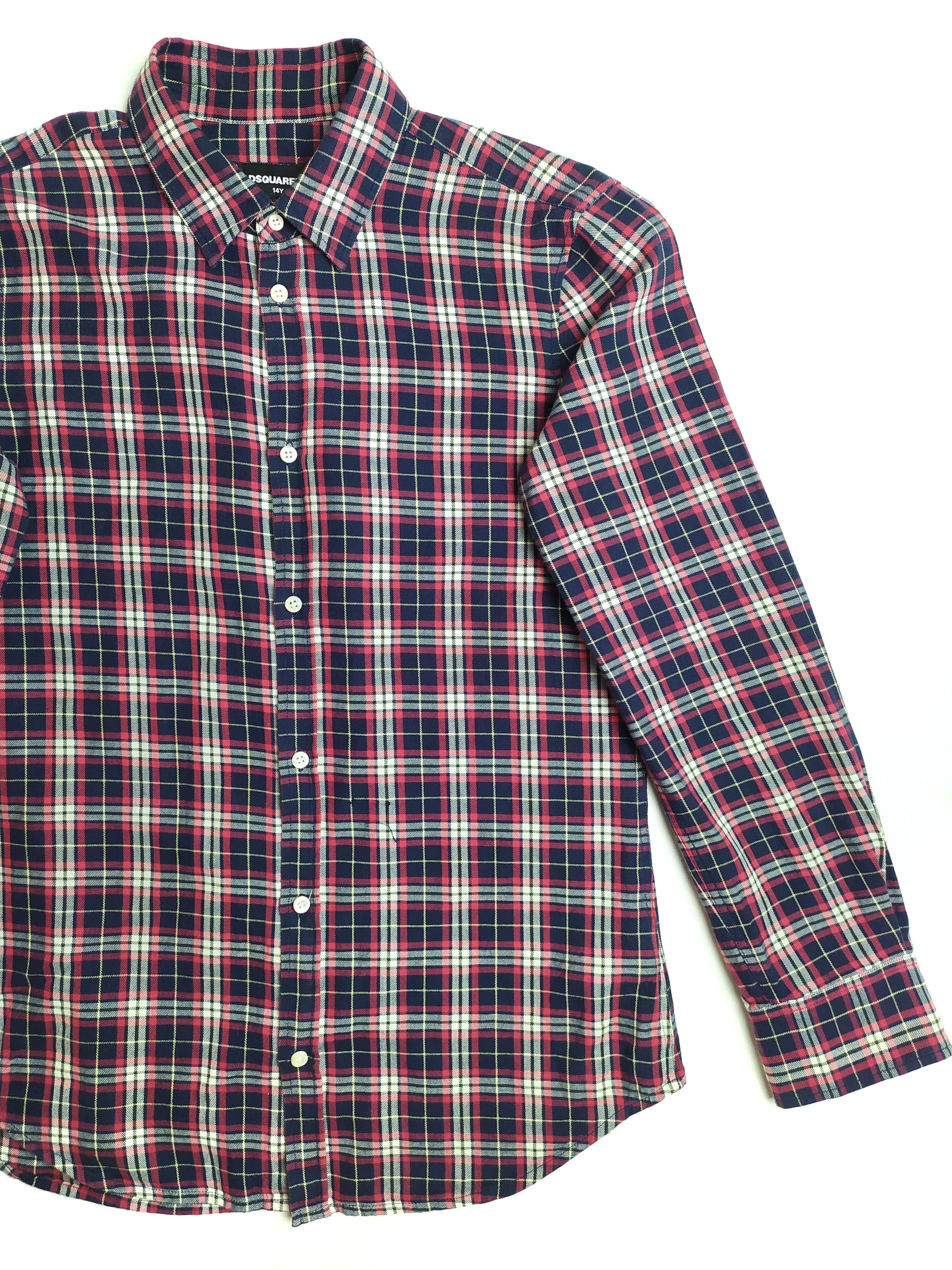 Dsquared2 Dsquared2 Multicolor Tartan Plaid Checked Shirt Size US XS / EU 42 / 0 - 1 Thumbnail