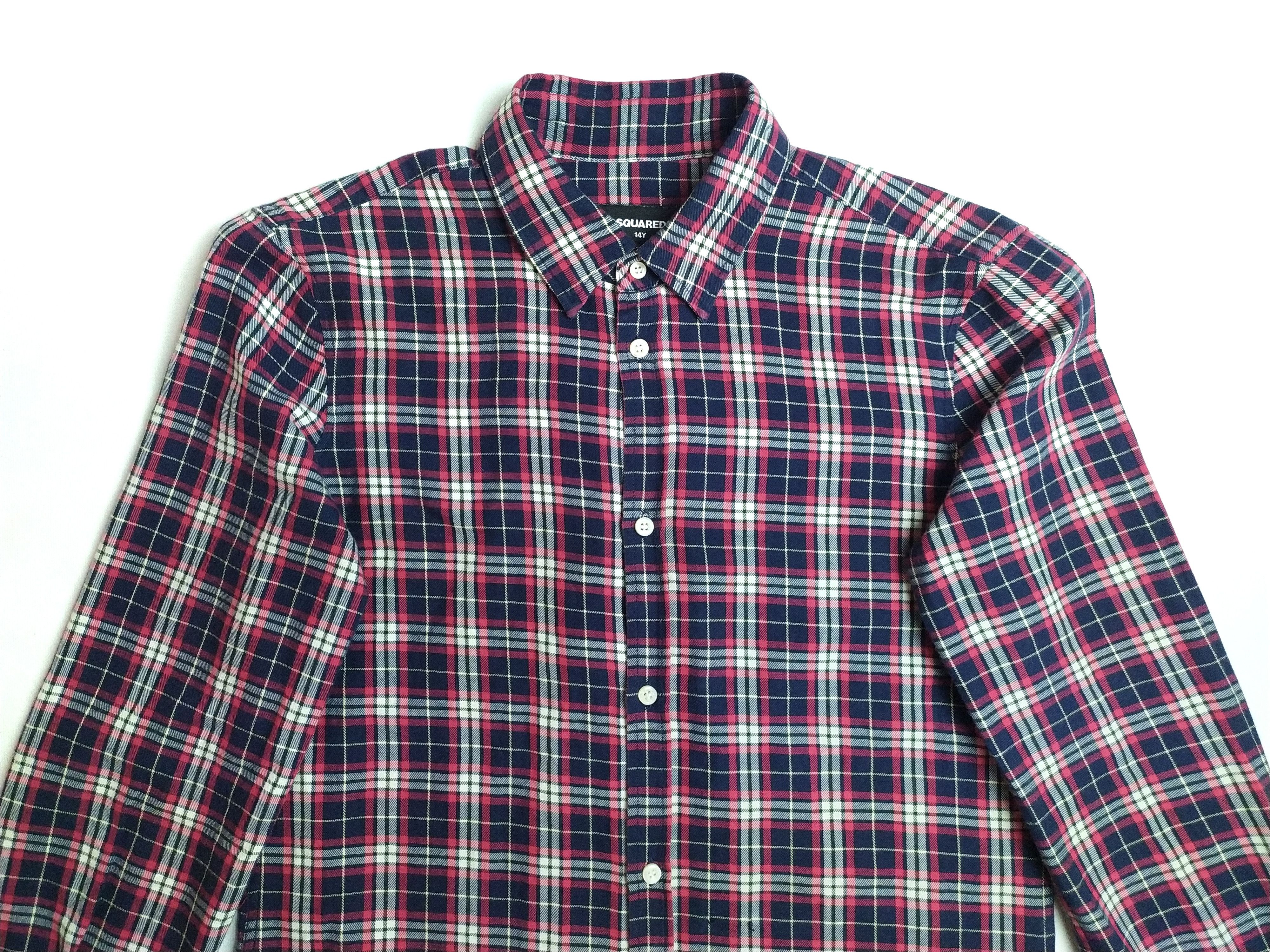 Dsquared2 Dsquared2 Multicolor Tartan Plaid Checked Shirt Size US XS / EU 42 / 0 - 3 Thumbnail