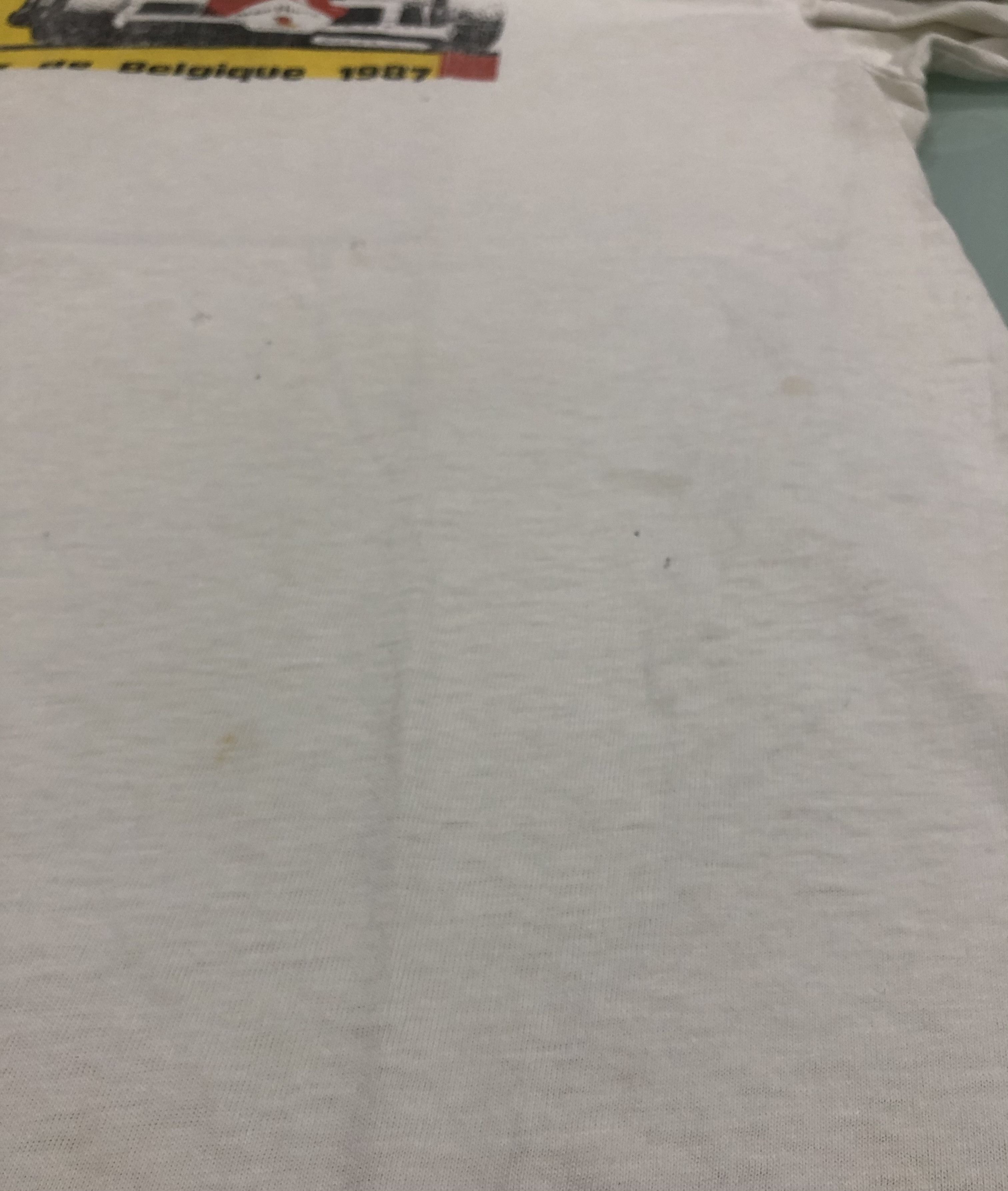 Vintage Vintage Distressed/Very Worn Grand Prix Belgique 1987 Size US L / EU 52-54 / 3 - 8 Thumbnail