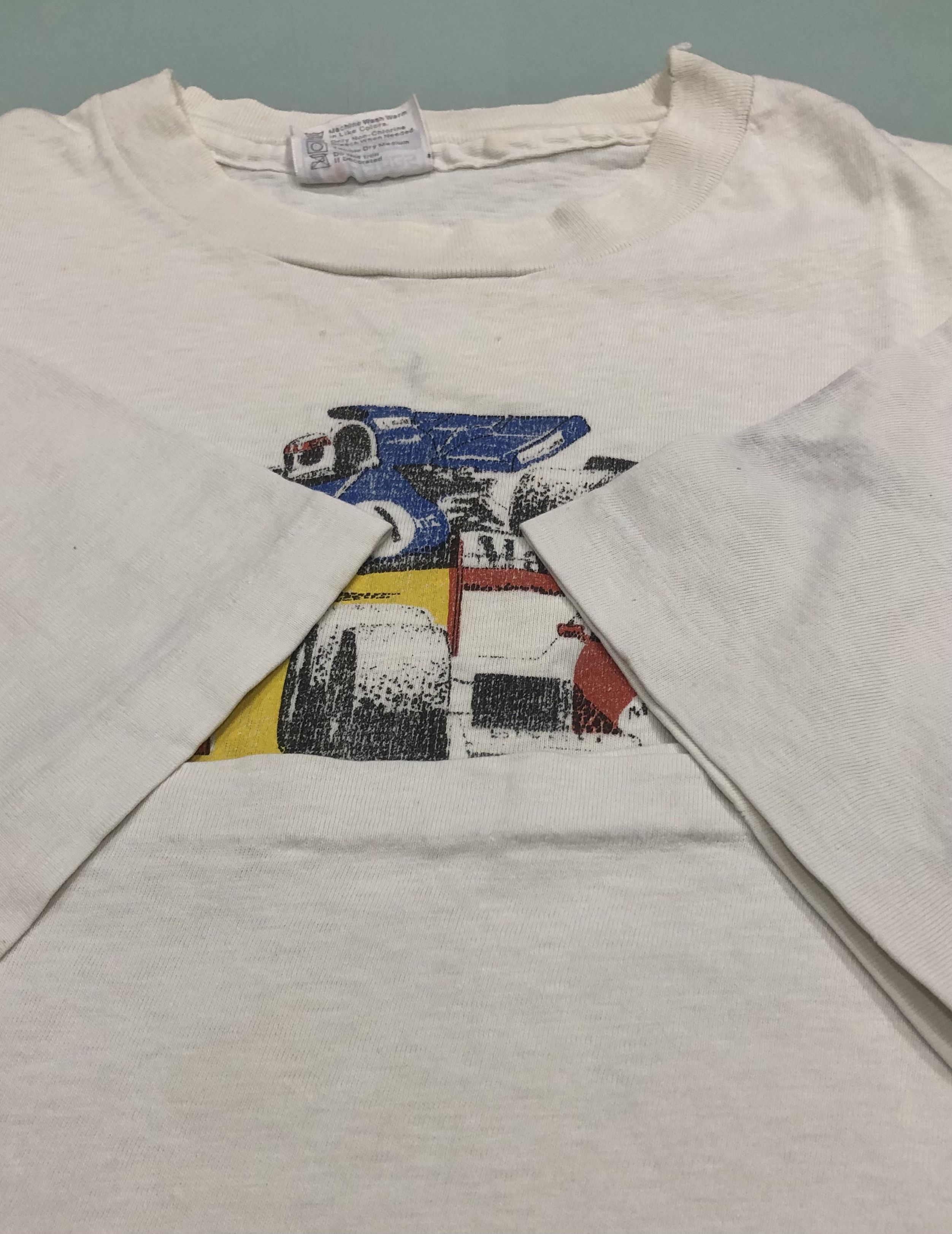 Vintage Vintage Distressed/Very Worn Grand Prix Belgique 1987 Size US L / EU 52-54 / 3 - 4 Thumbnail