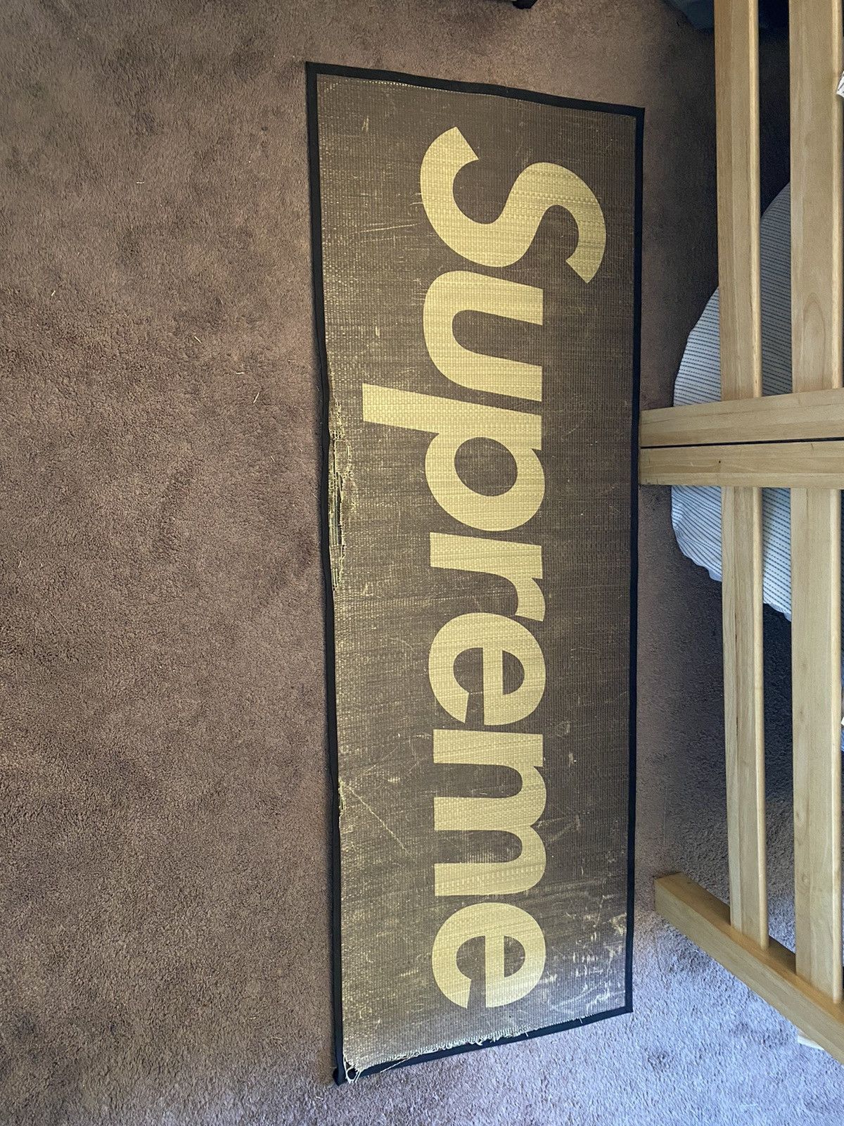 Supreme Woven Straw Mat | Grailed