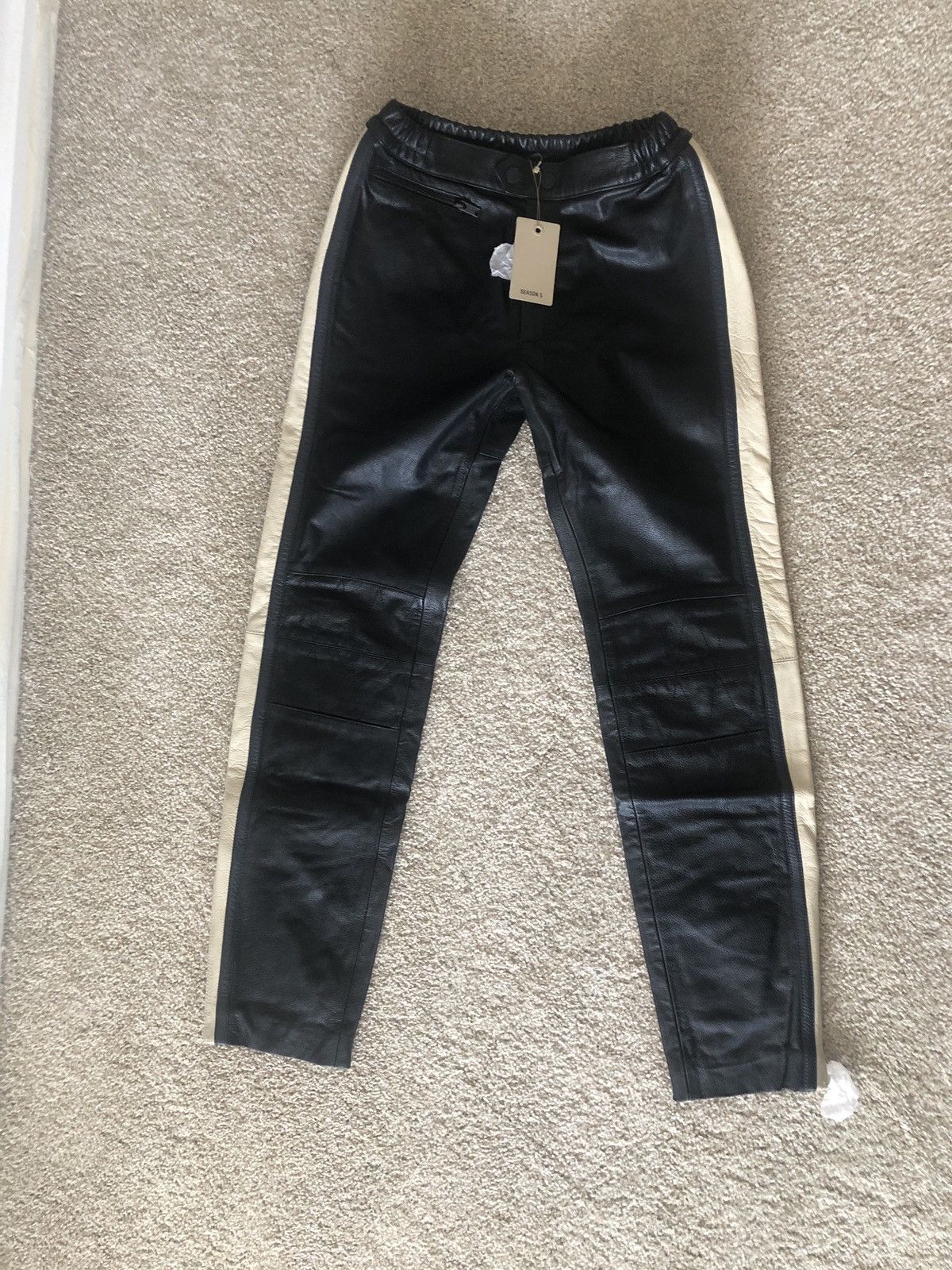 Yeezy Season Yeezy Season 5 Leather Pants Size 32 *Need Gone 