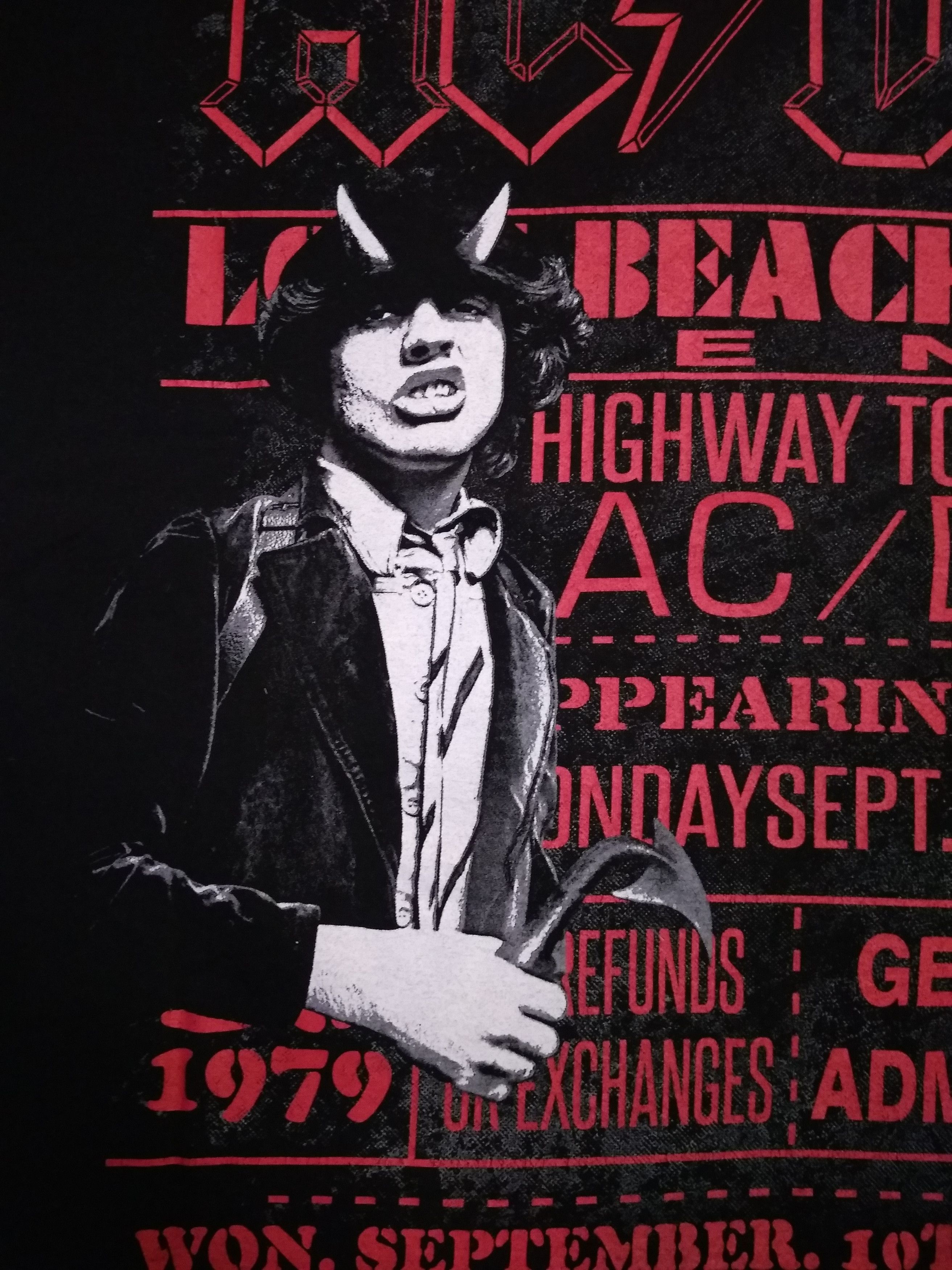 AC/DC × Fruit Of The Loom Vintage Band Tees AC / DC Overprinted Tee Size US L / EU 52-54 / 3 - 3 Thumbnail