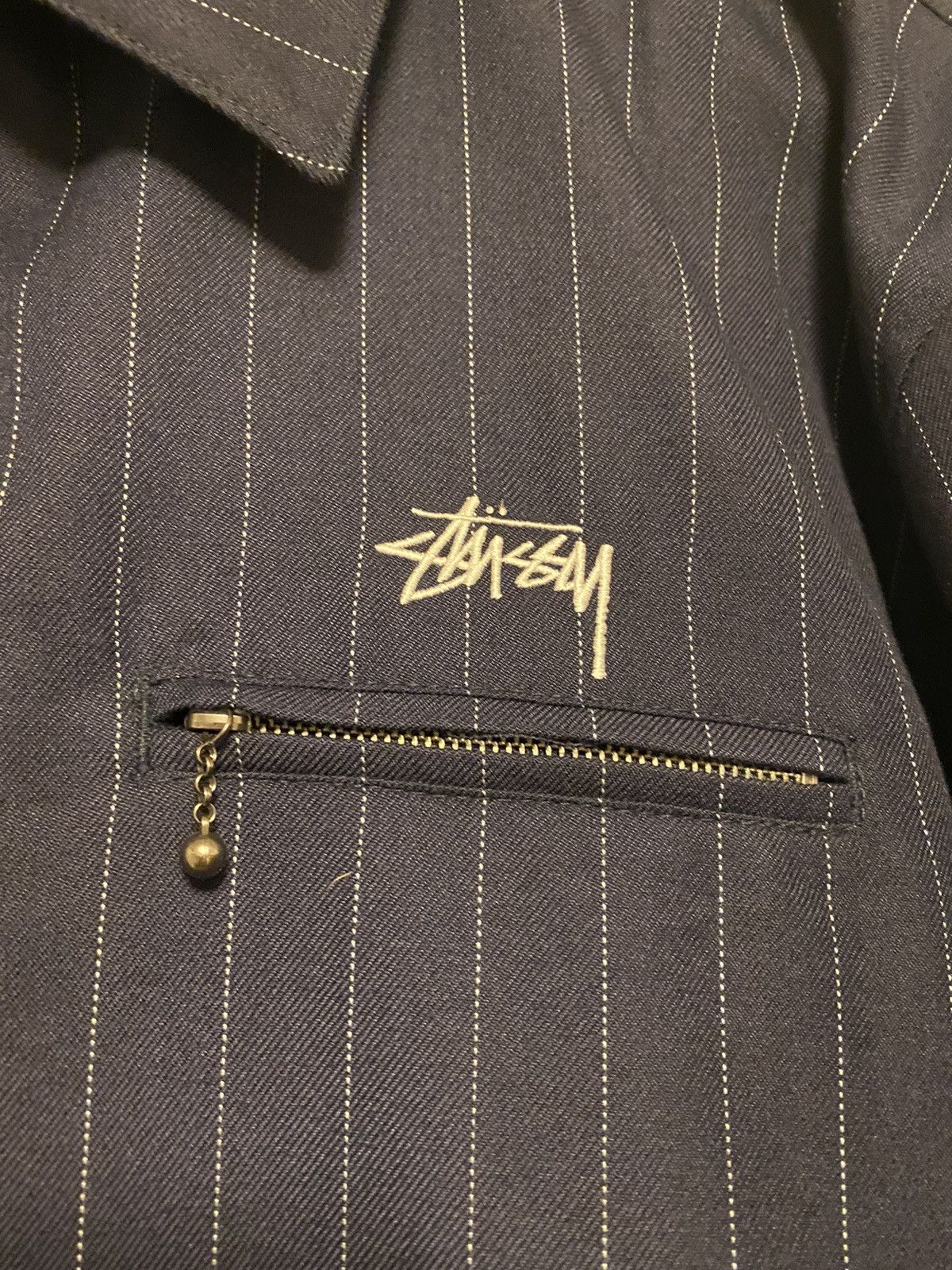CDG CDG CDG × Stussy CDG X STÜSSY PIN STRIPED BING JACKET