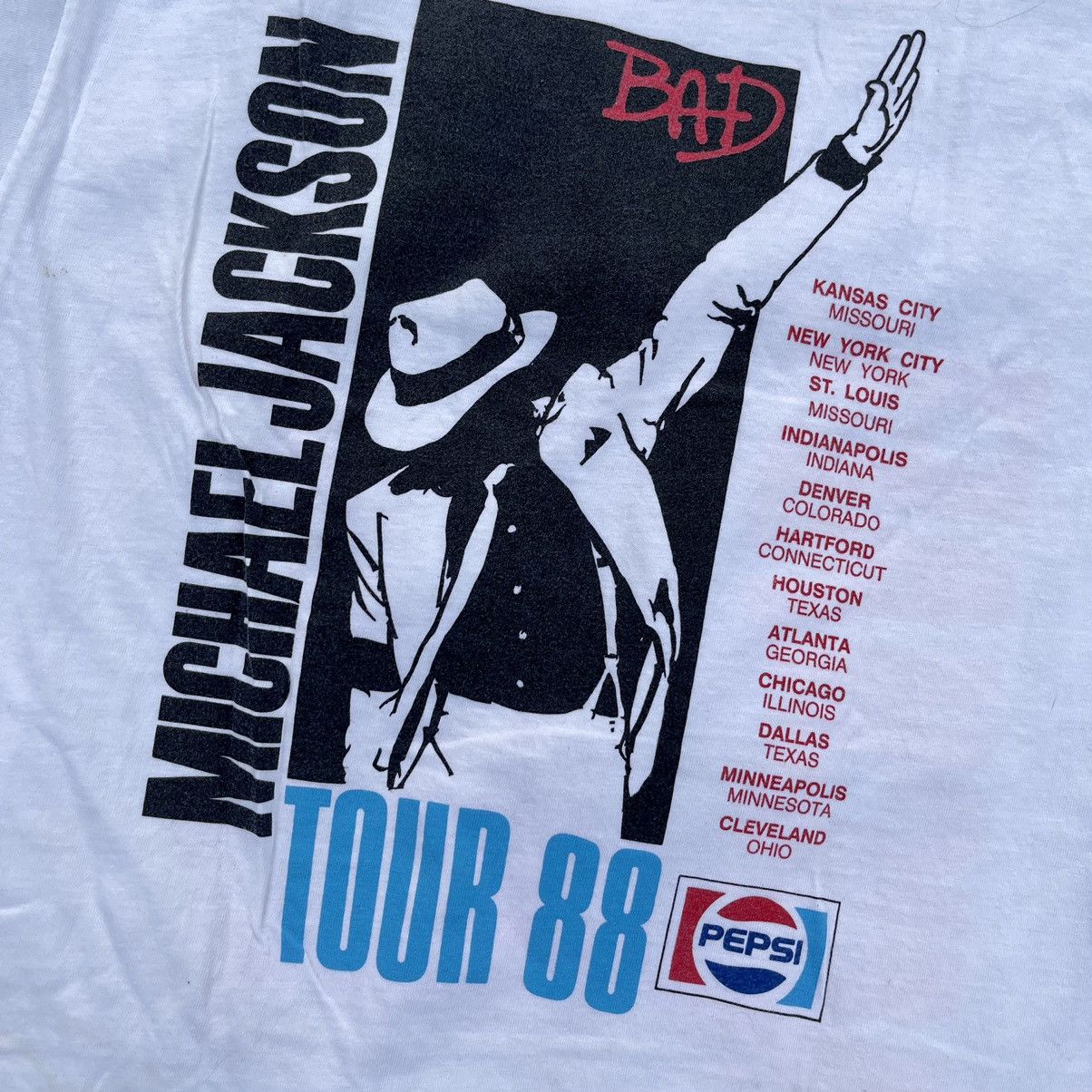 MICHALE JACKSON BAD TOUR88 ヴィンテージ